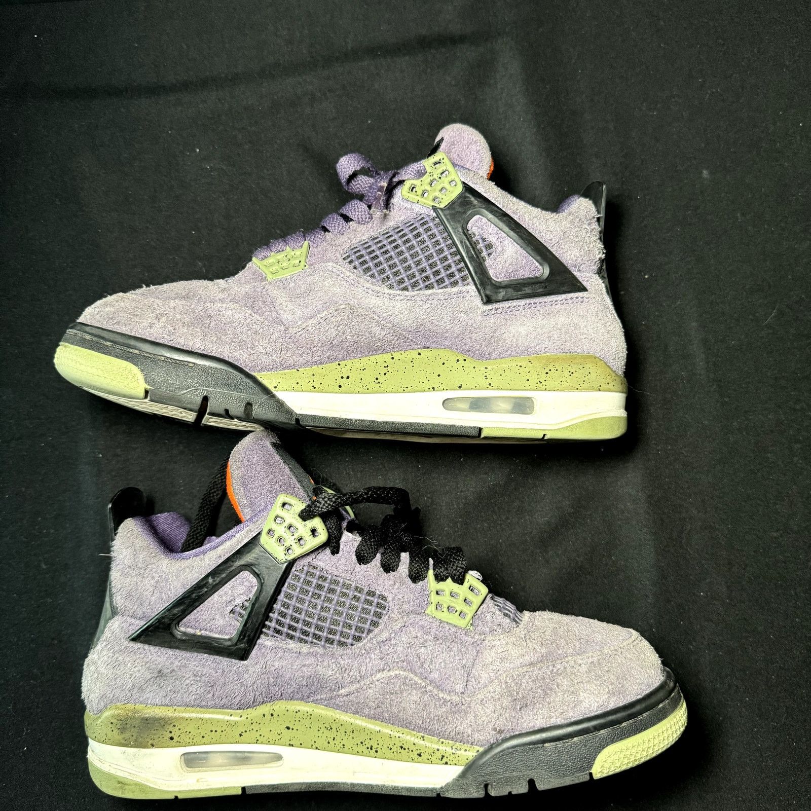 Jordan Brand × Nike Wmns Air Jordan 4 Retro Canyon Purple Women's Shoes - Size 8 Size US 8 / IT 38 - 4 Thumbnail