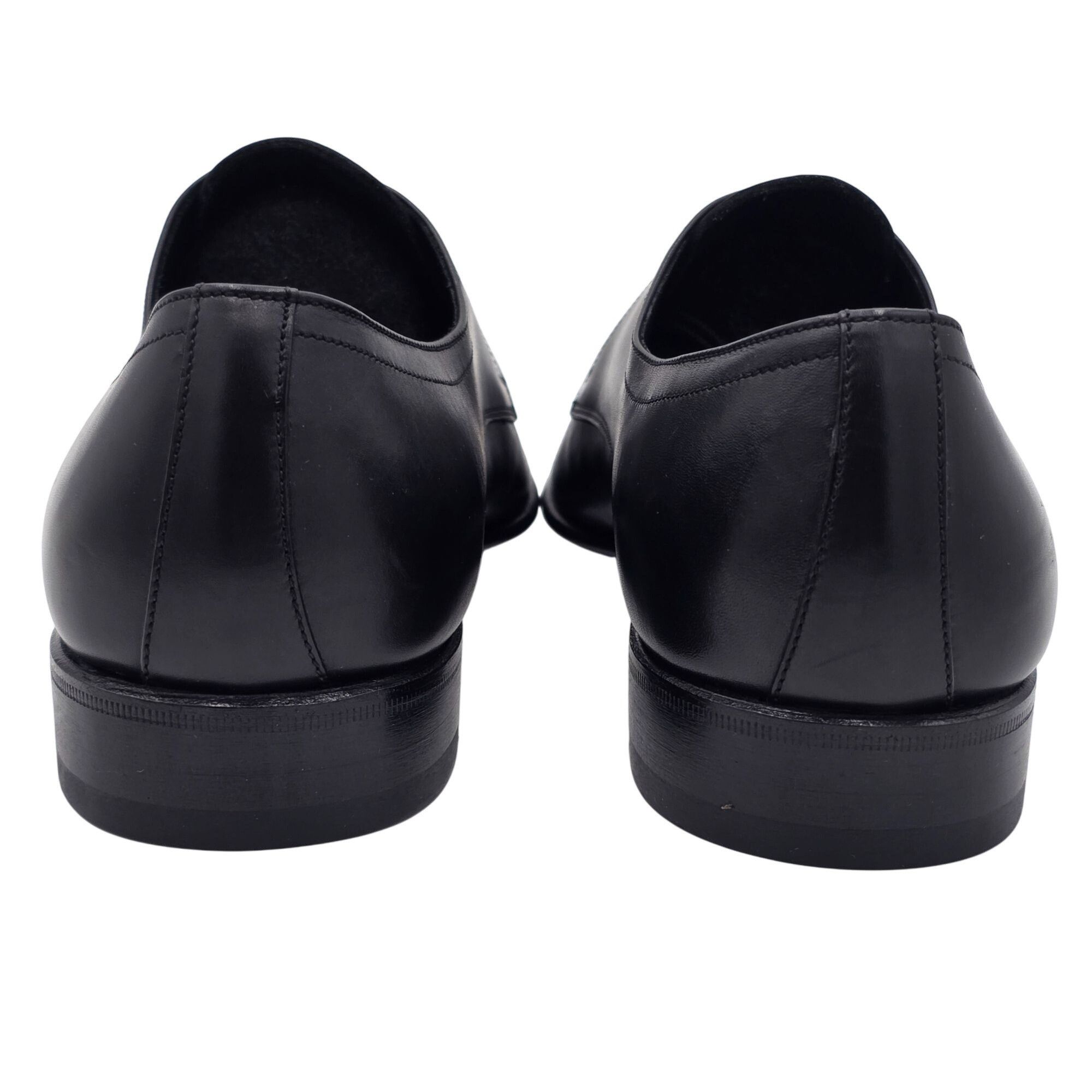 Other NEW Battaglia Italy Mens 7 Black Leather Dress Shoes Oxford Size US 7 / EU 40 - 8 Thumbnail