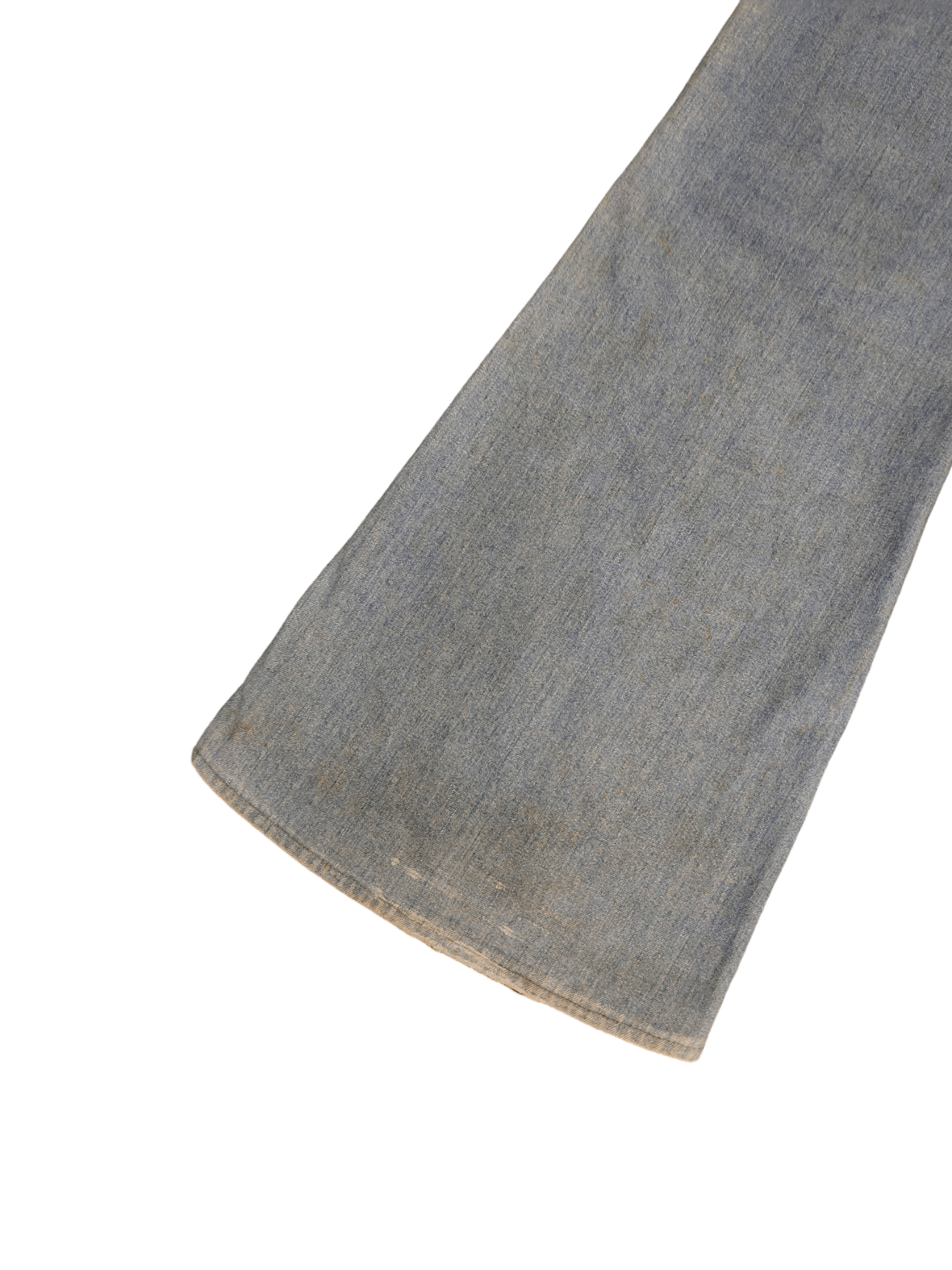 If Six Was Nine Flare Jeans Dirty Dusty Bell Bottom Boot Cut Y2k Goa Size US 27 - 20 Thumbnail