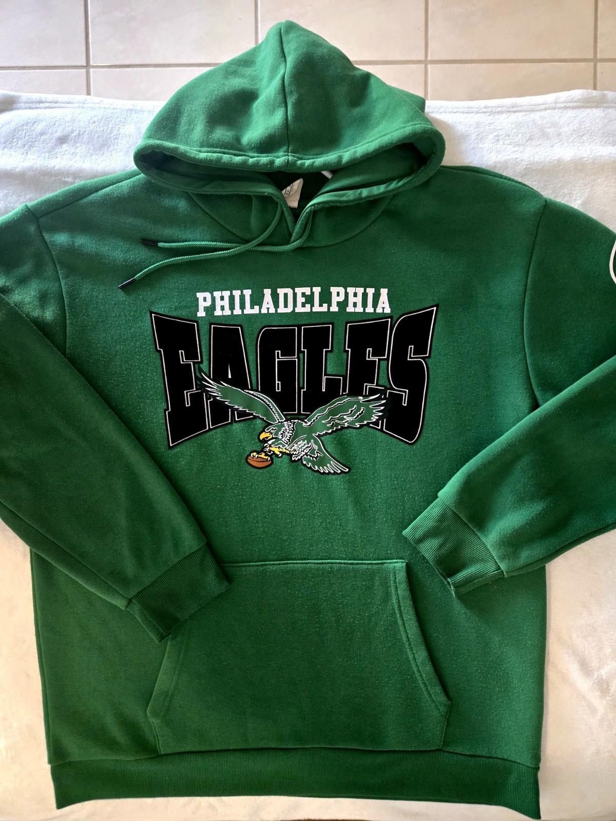 NFL Philadelphia Eagles Throwback NFL Hoodie Sweatshirt Men's XL Size US XL / EU 56 / 4 - 3 Thumbnail