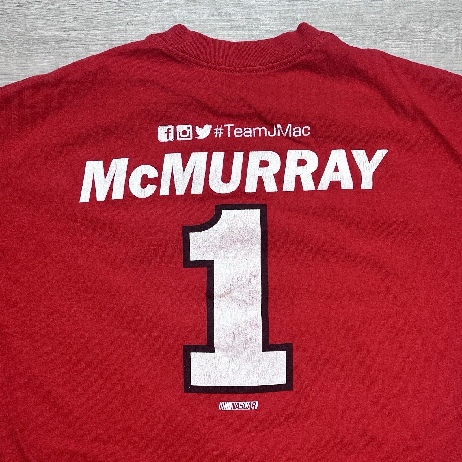 NASCAR Jamie McMurray #1 McDonalds Nascar Racing Graphic T-Shirt XL Size US XL / EU 56 / 4 - 9 Thumbnail