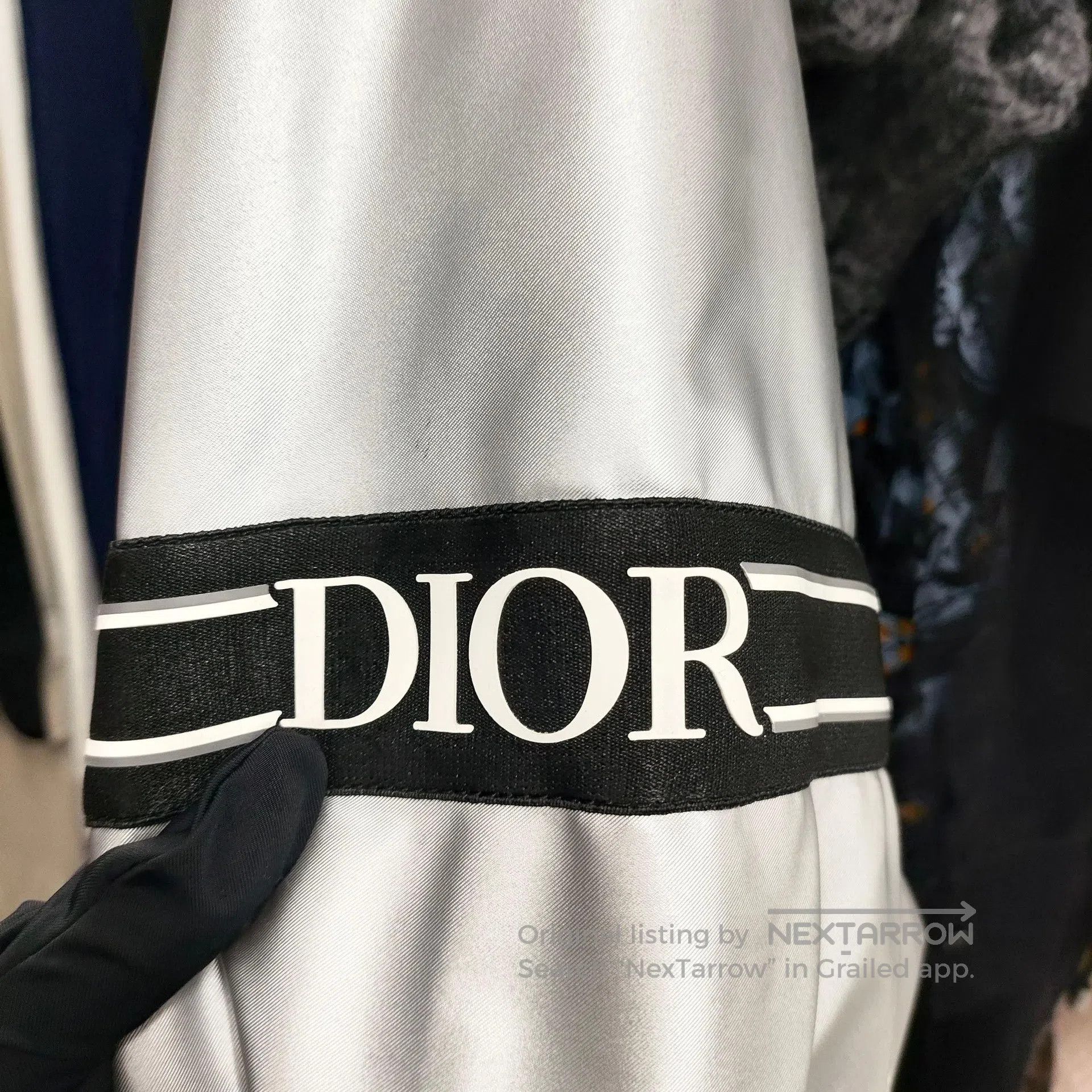 Dior Dior Silver Windproof Tech Jacket Hooded Coat| Size US L / EU 52-54 / 3 - 4 Thumbnail