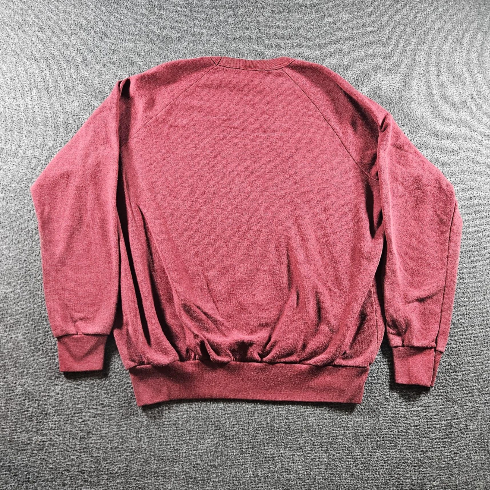 Vintage Quebec Sweatshirt Mens XL Red Fleece Crewneck Pullover City Canada 60s 70s Size US XL / EU 56 / 4 - 7 Thumbnail