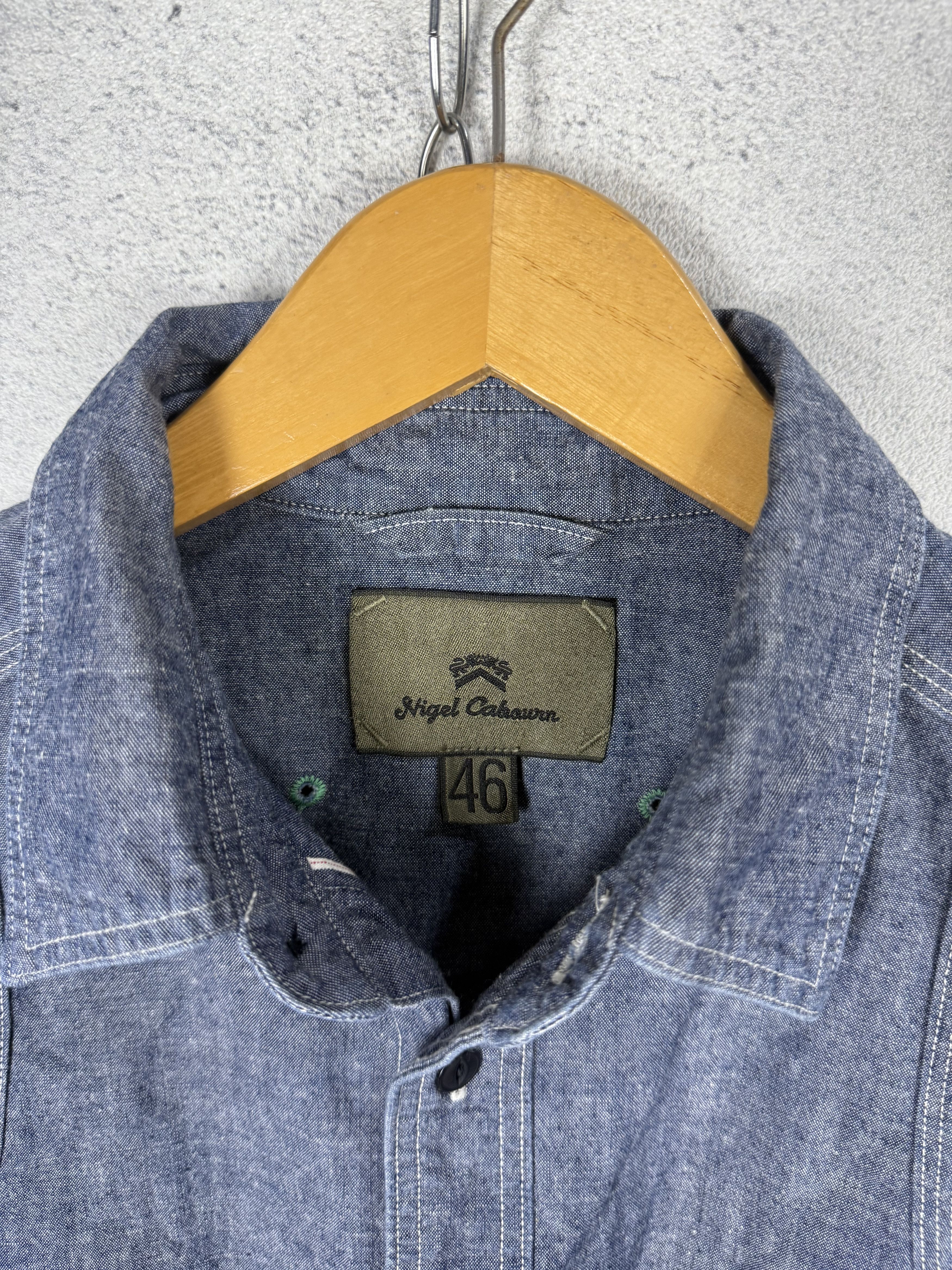 Nigel Cabourn Nigel Cabourn Chambray Work Shirt Size US S / EU 44-46 / 1 - 10 Thumbnail
