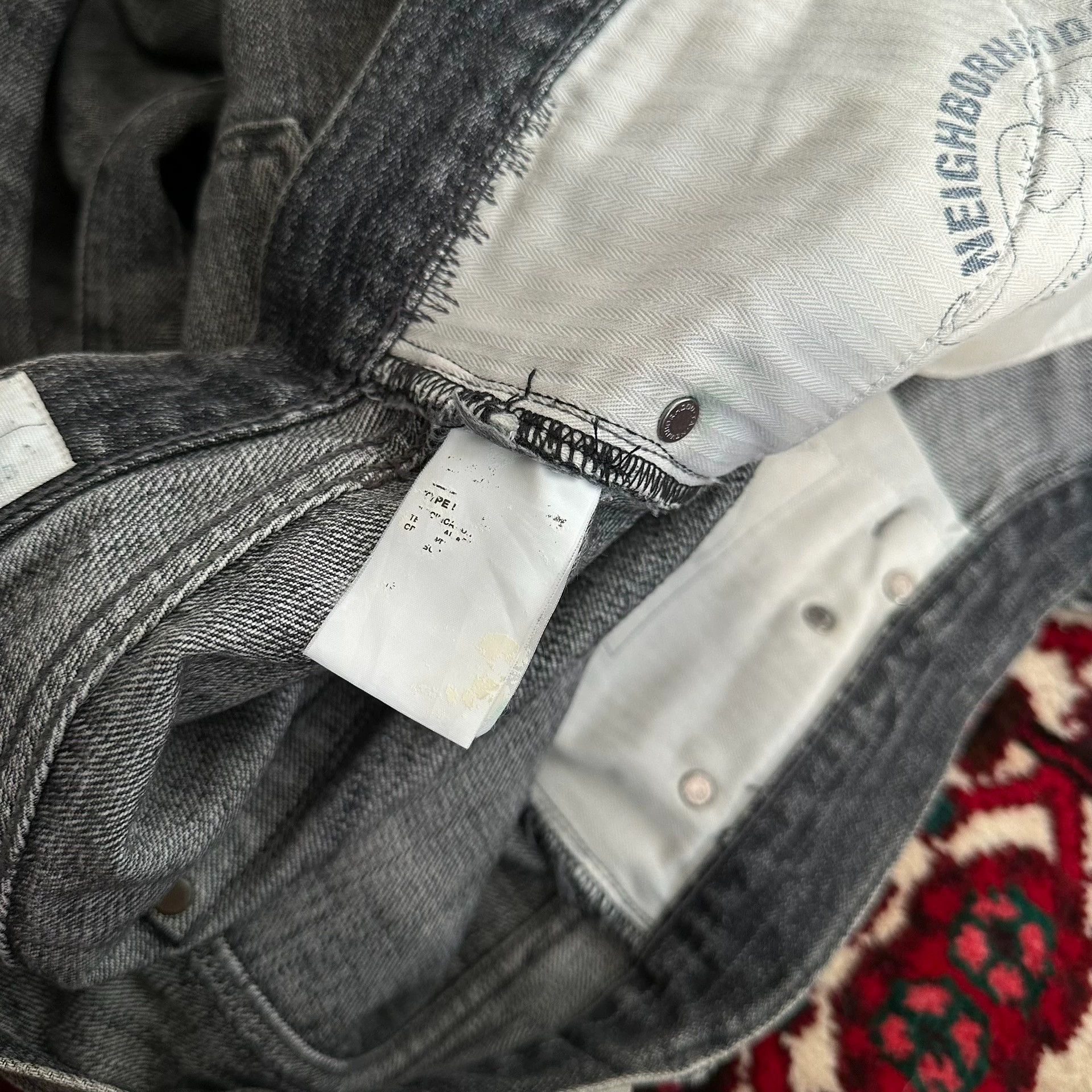 NBDN Nobrandedon NBHD 13aw mid m distressed rust jeans Size US 33 - 8 Thumbnail
