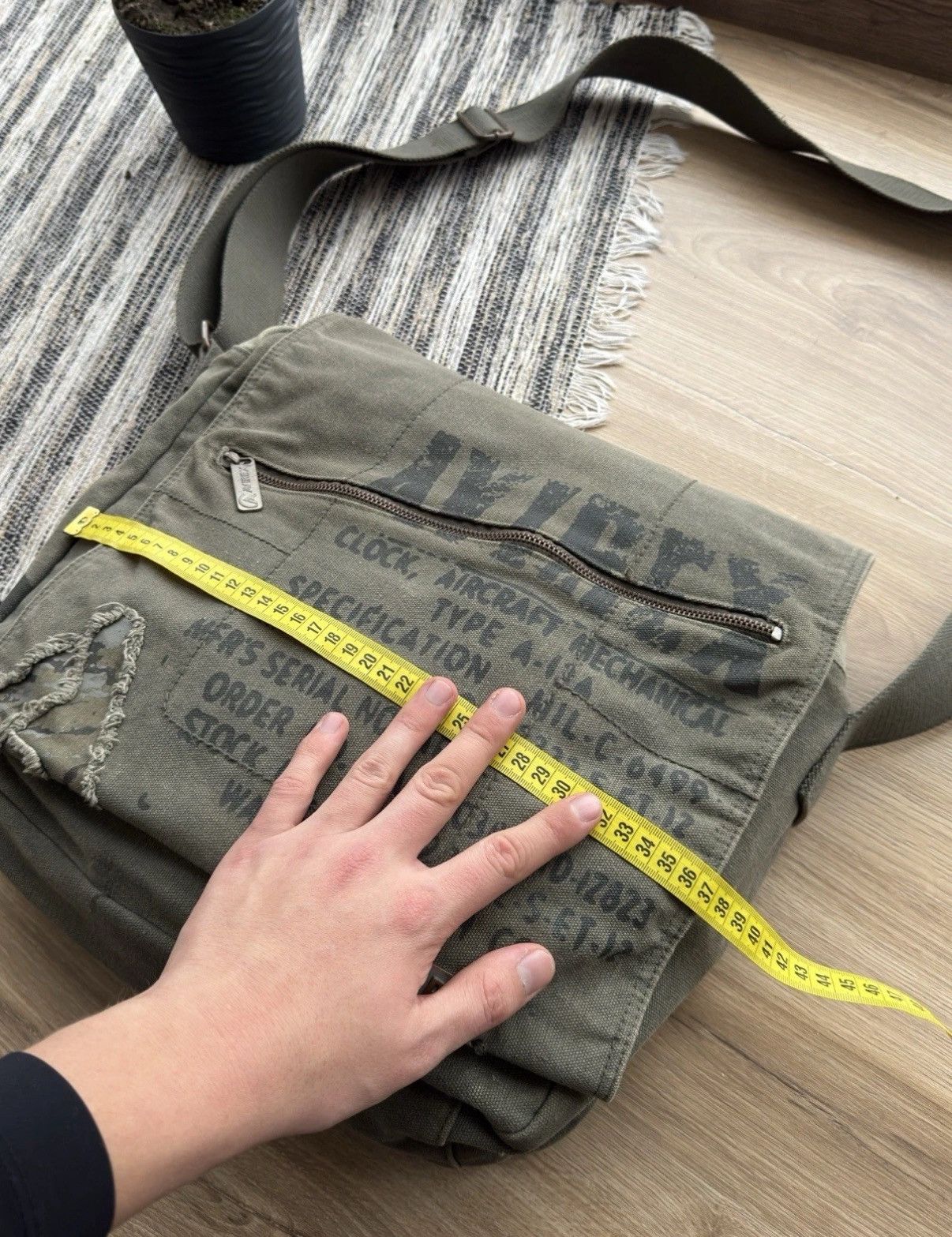Avirex VINTAGE AVIREX USA ARCHIVE ARMY CROSSBODY SHOULDER BAG MEN Size ONE SIZE - 15 Thumbnail