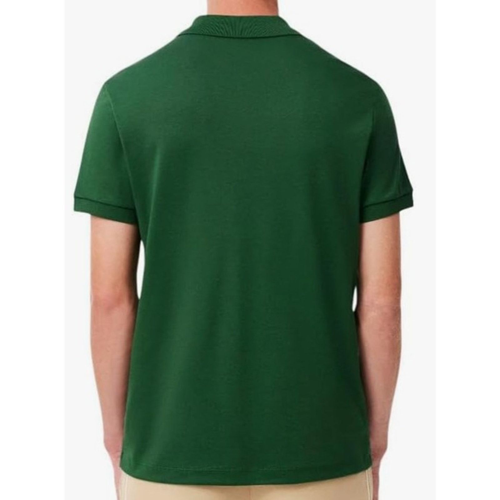 Lacoste Lacoste Mens Pima Jersey Interlock Regular Fit Polo Green XL Size US XL / EU 56 / 4 - 3 Thumbnail