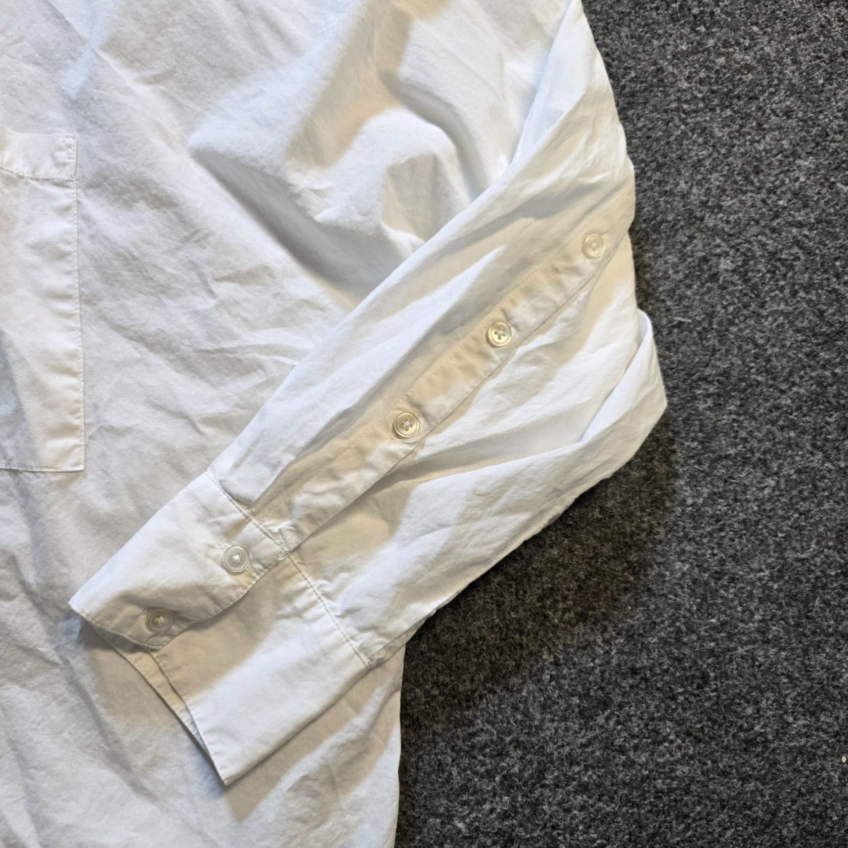 Parker Parker Top Womens XL White Button-Up Boxy Relaxed Capsule Career Minimalist Shirt Size XL / US 12-14 / IT 48-50 - 4 Thumbnail