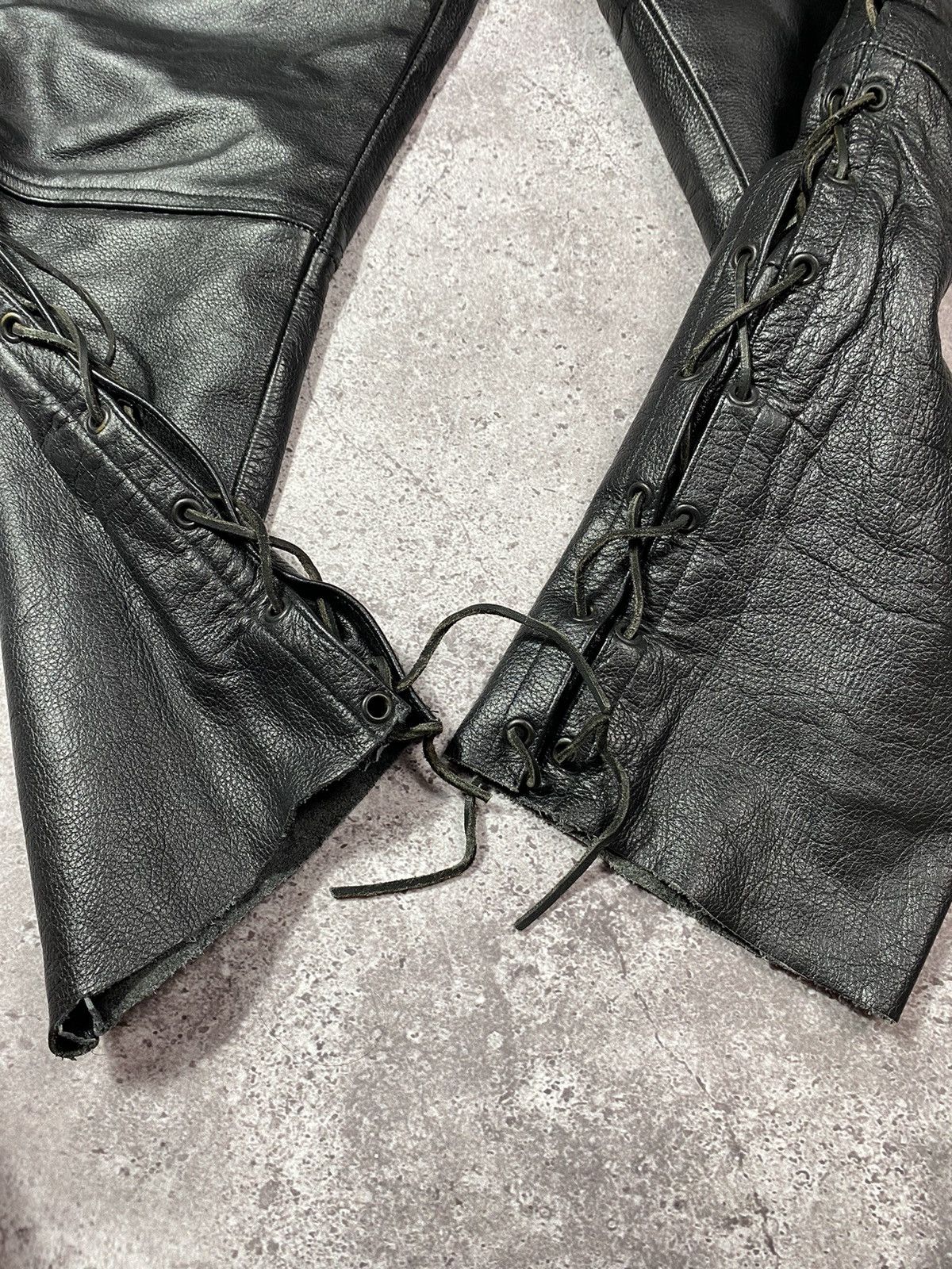Leather × Vintage Vintage Rad Master Echtes Leder bondage pants Size US 34 / EU 50 - 4 Thumbnail