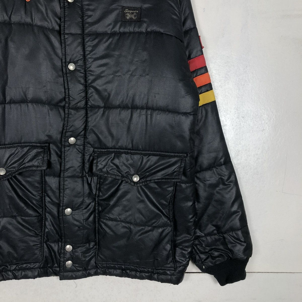 Japanese Brand × Kodone × Vintage 📌VINTAGE RACING JACKET PUFFER SIMPSON BIKER WEAR Size US M / EU 48-50 / 2 - 7 Thumbnail