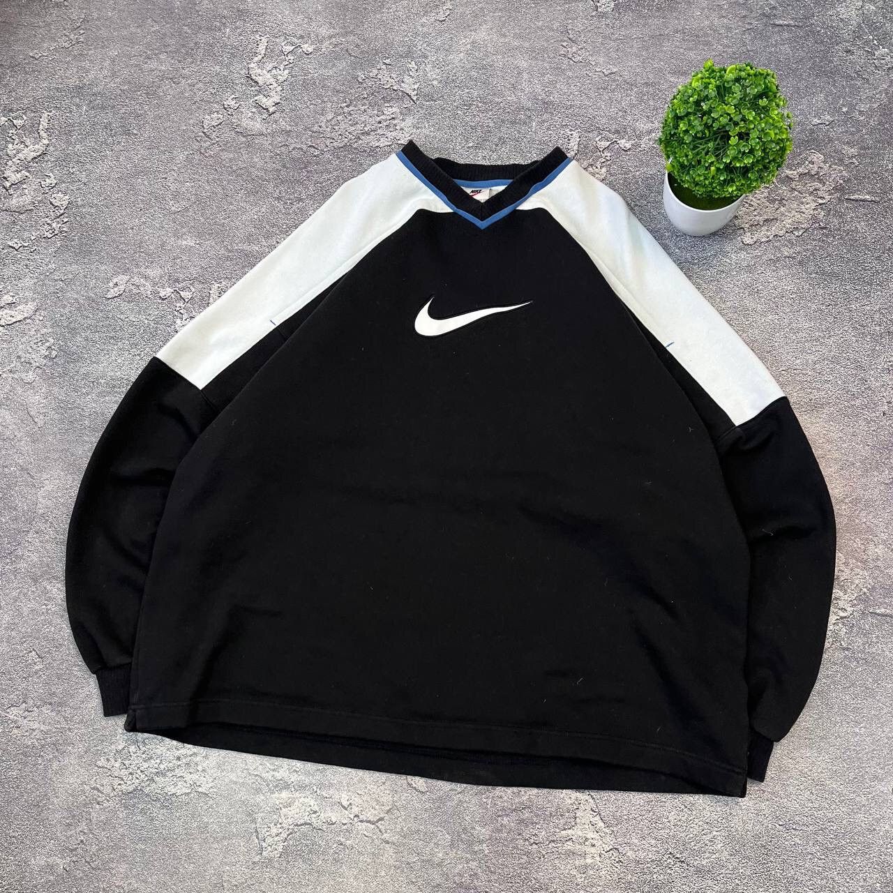 Nike Vintage 80s Nike Big logo Spellout Crewneck Sweatshirt Size US XL / EU 56 / 4 - 14 Thumbnail