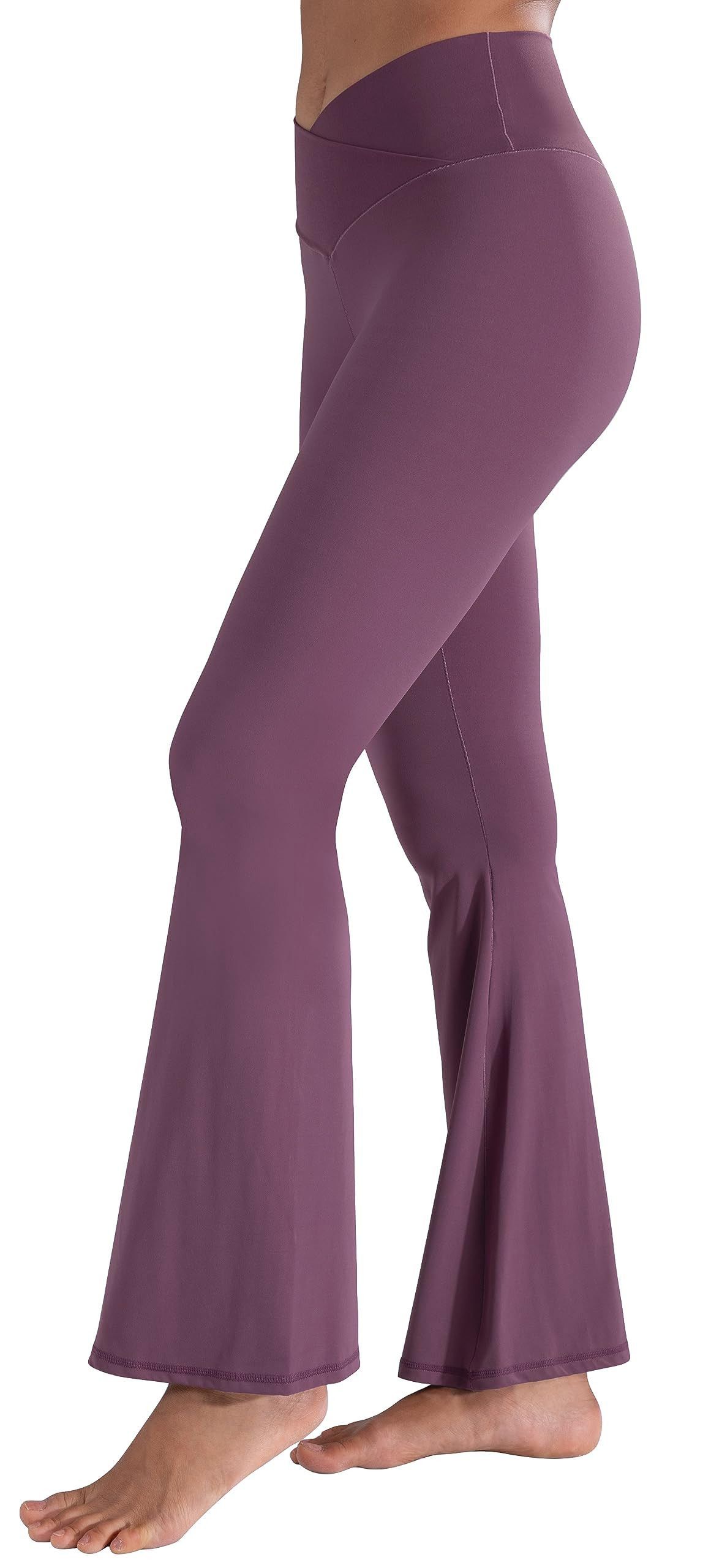 Other Flare Leggings, Crossover Yoga Pants with Tummy Control Size 33" - 6 Thumbnail