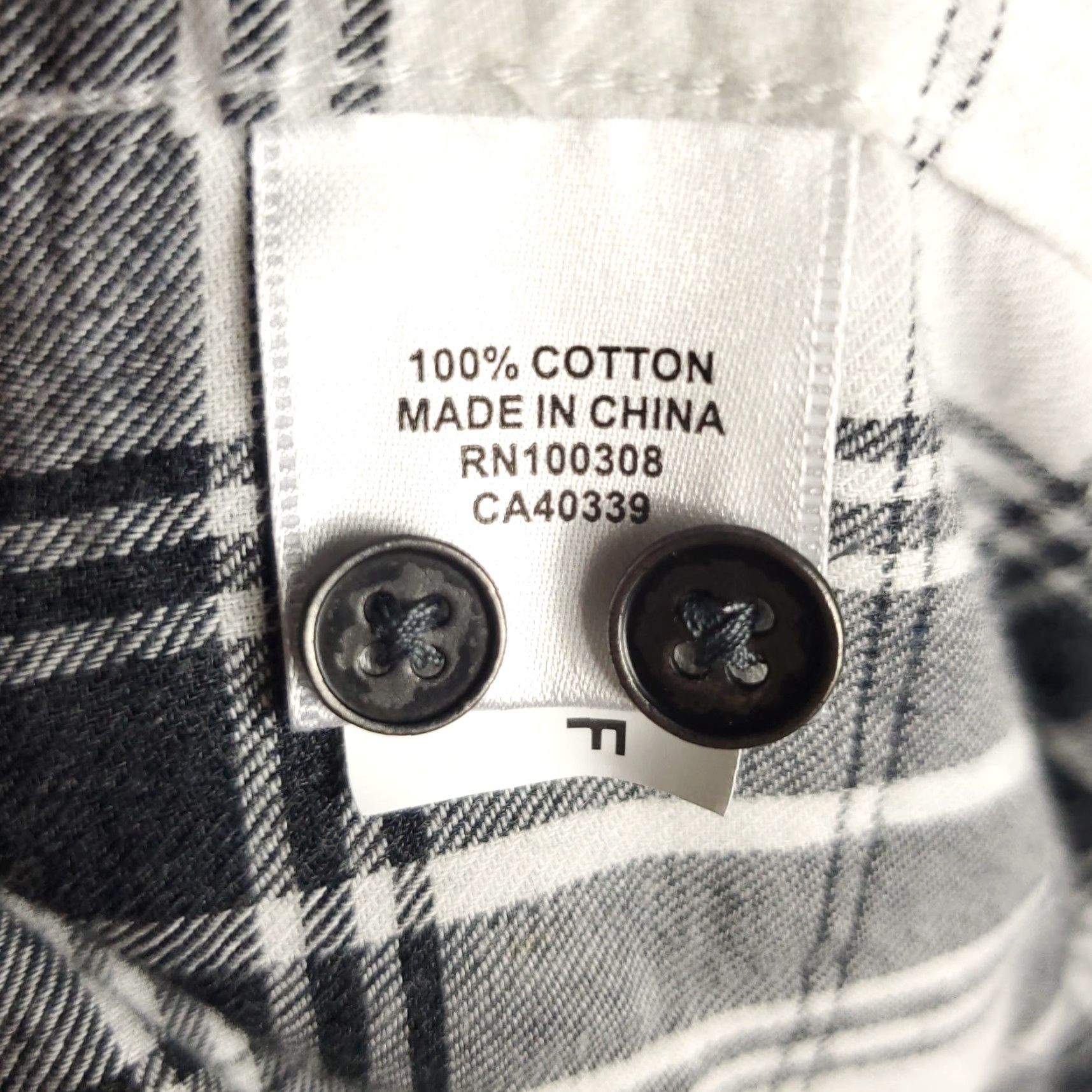 Peter Millar Peter Millar Shirt Mens XL Gray/Blue Plaid Flannel Button Up Long Sleeve Shirt Size US XL / EU 56 / 4 - 8 Thumbnail