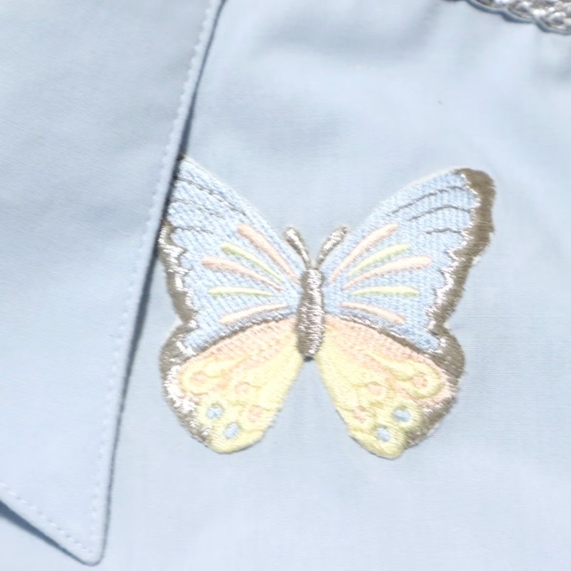 Vintage VTG Studz Connection Buttery Embroidered Button Up Shirt Blue Men's XL Size US XL / EU 56 / 4 - 6 Thumbnail