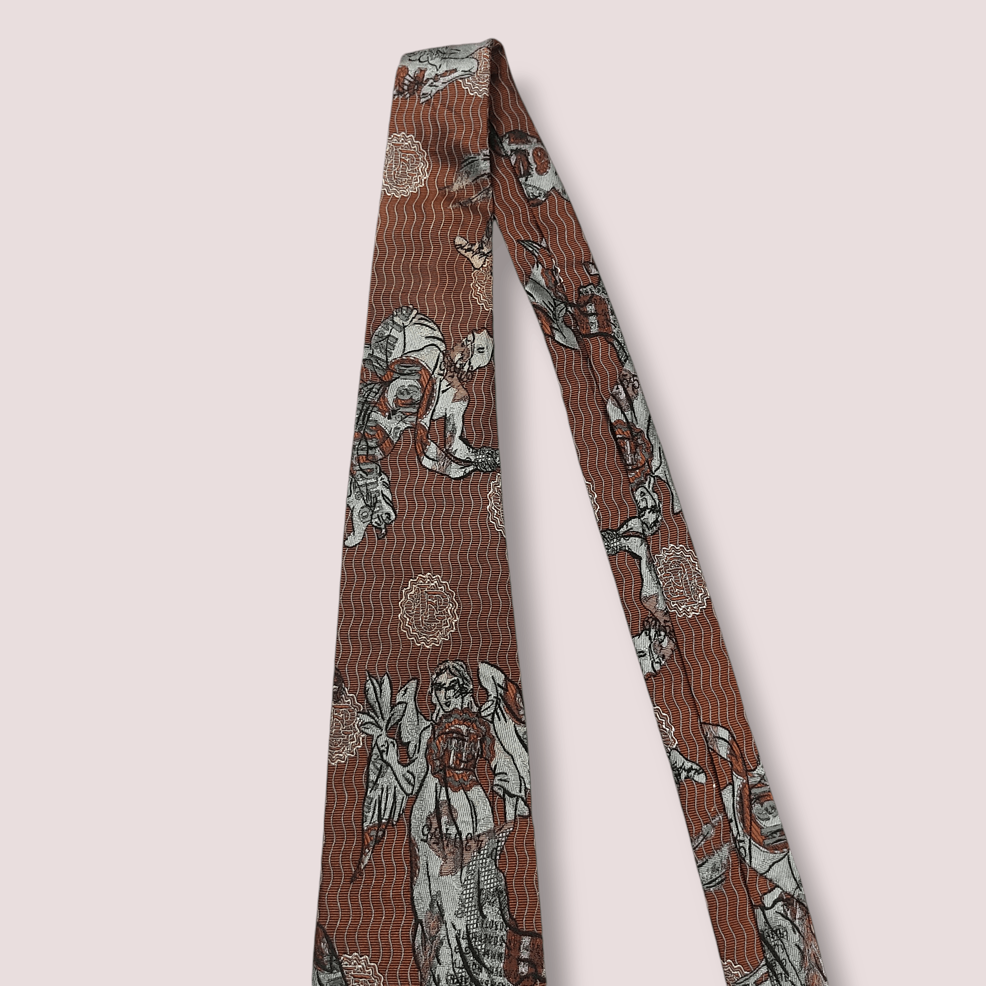 Jean Paul Gaultier JPG Jean Paul Gaultier AOP Cravatta Silk Tie Size ONE SIZE - 8 Thumbnail