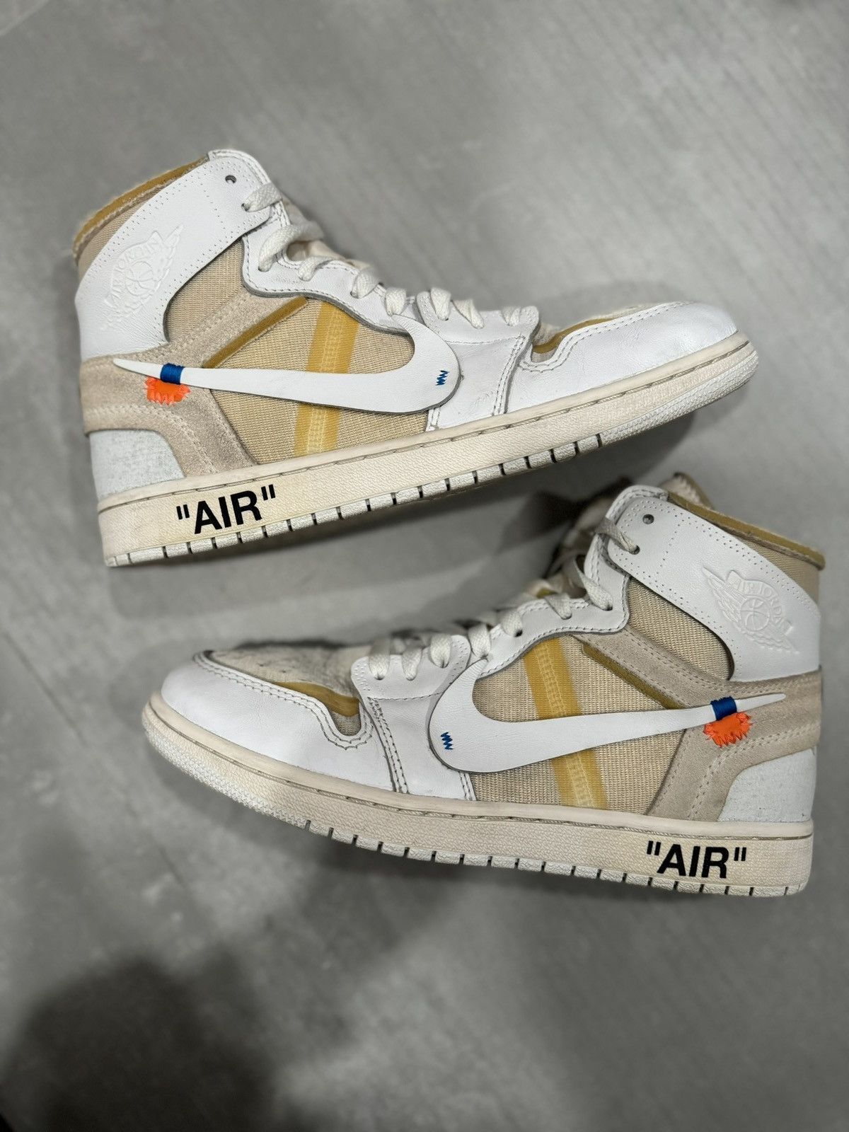 Jordan Brand × Nike × Off-White Nike Air Jordan 1 Off White Europe ...