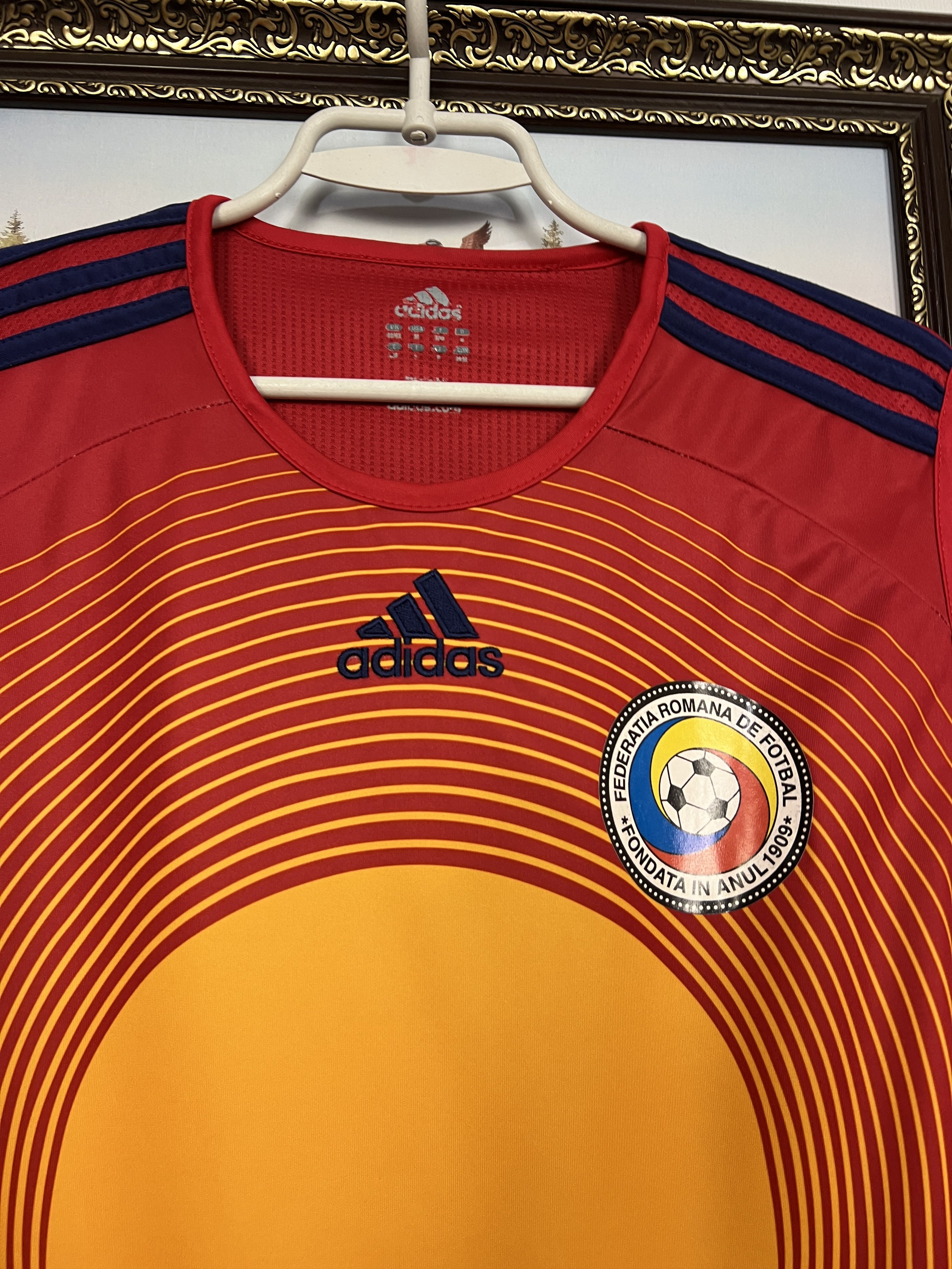 Adidas Romania Football Train Vest Shirt Soccer Jersey Trikot Size US M / EU 48-50 / 2 - 3 Thumbnail