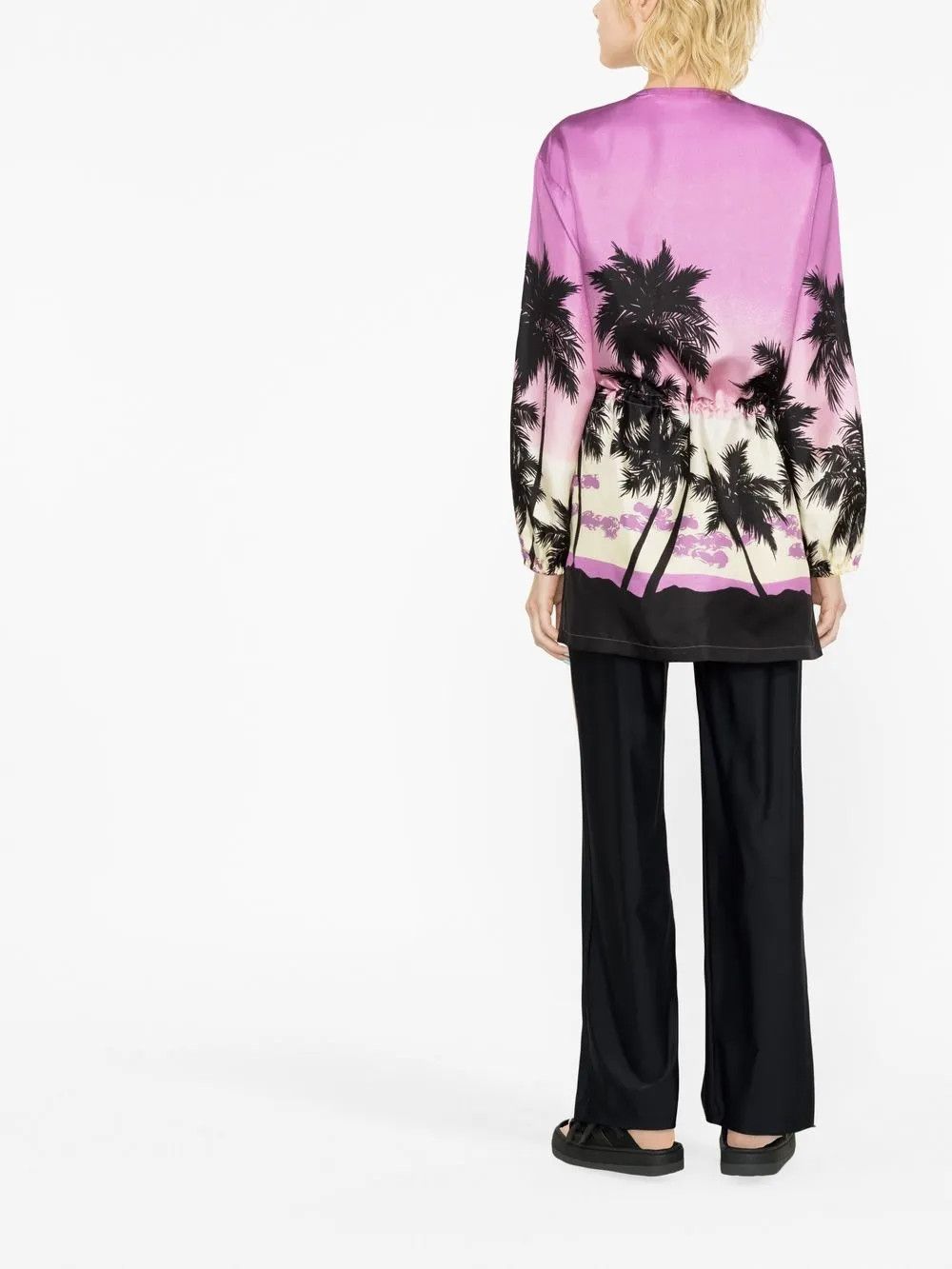 Palm Angels o1y1225 Bow Blouse in Multicolor Size XS / US 0-2 / IT 36-38 - 3 Thumbnail
