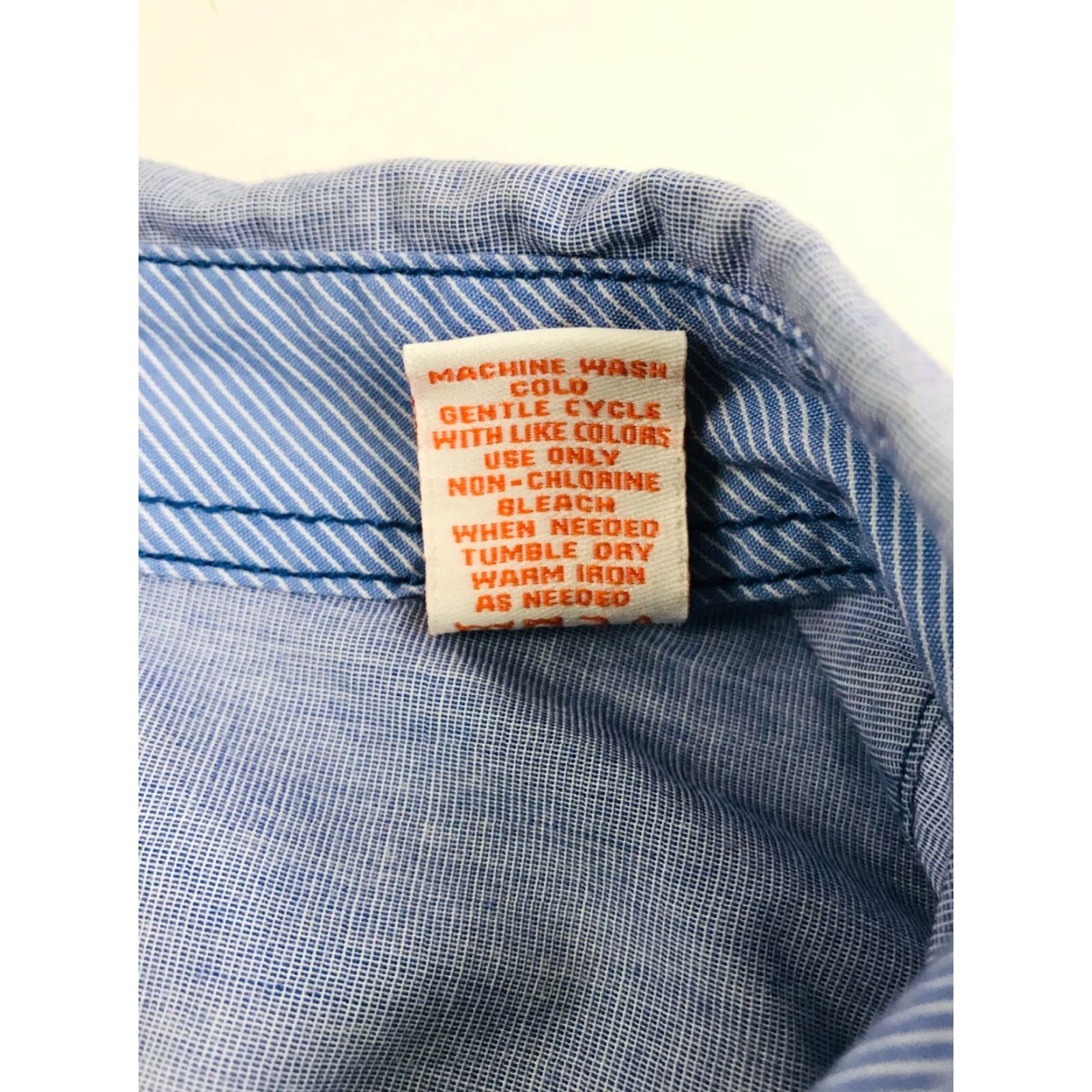 Vintage Michael Brandon Shirt Men Size Small Solid Blue Button Up Collared Casual Size US S / EU 44-46 / 1 - 4 Thumbnail