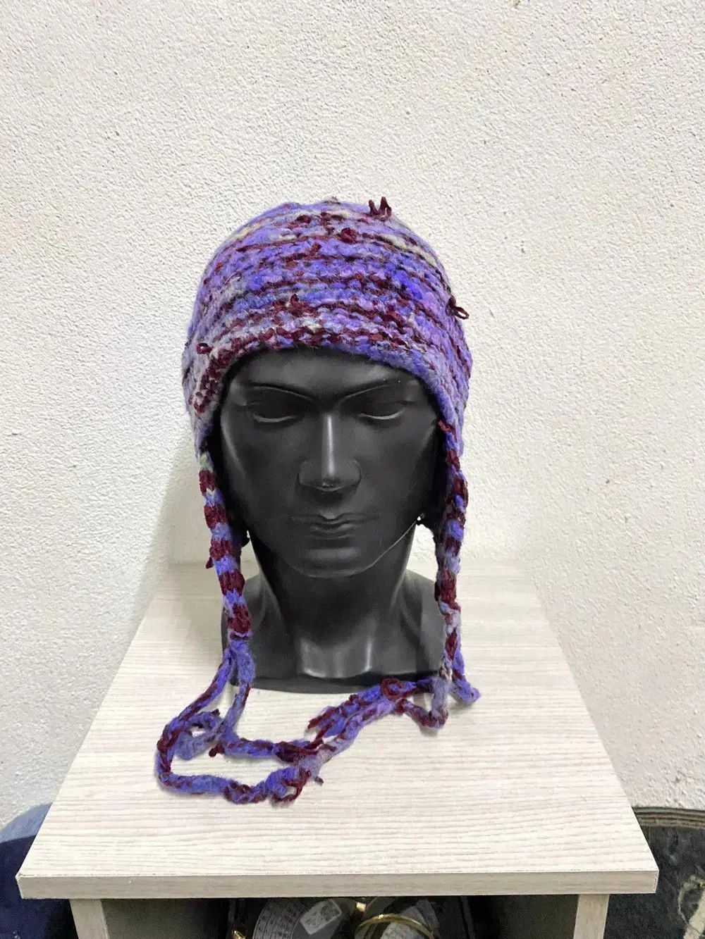 Japanese Brand Japanese Brand Knit Earflap Beanie Hat Size ONE SIZE - 2 Thumbnail