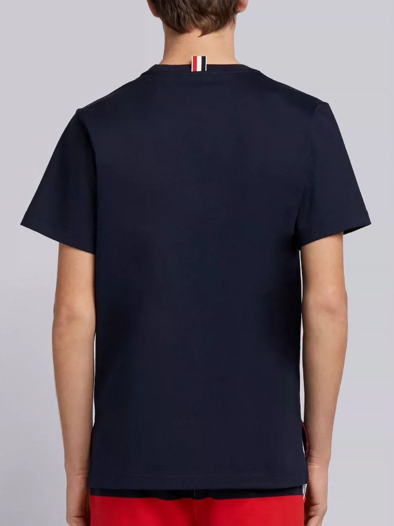 Thom Browne Thom Browne Round neck short sleeve T-shirt Size US M / EU 48-50 / 2 - 2 Thumbnail