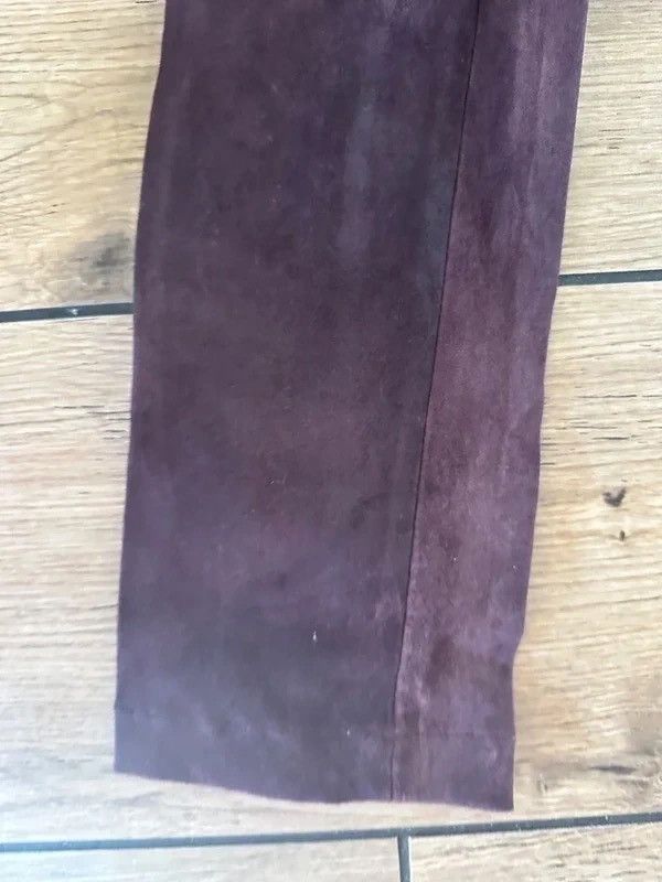 Patrizia Pepe Patrizia pepe burgund 36 leather trousers Size 28" / US 6 / IT 42 - 3 Thumbnail