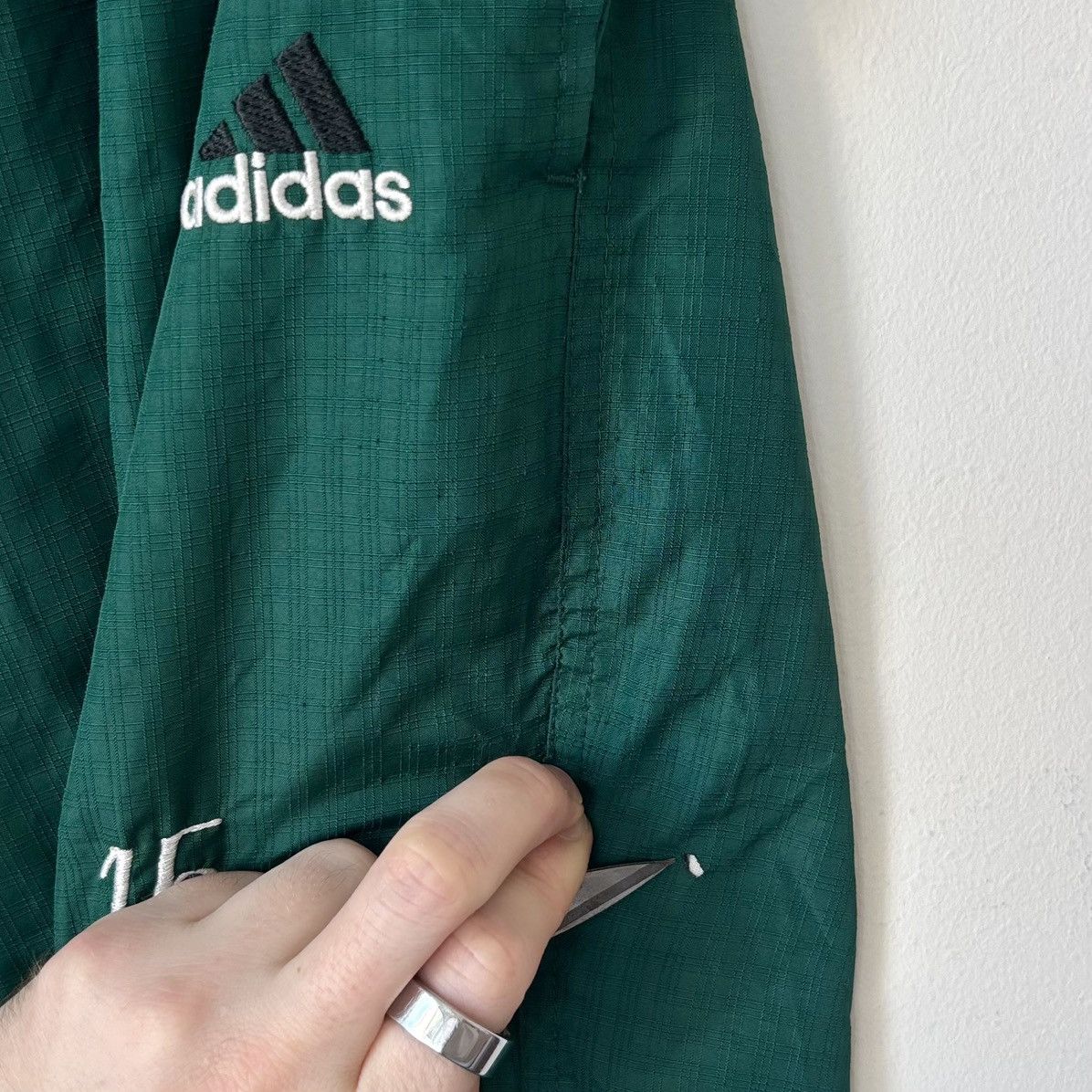 Adidas Vintage 90s Tracksuit Set Windbreaker Jacket Pants Pair Size US L / EU 52-54 / 3 - 15 Thumbnail