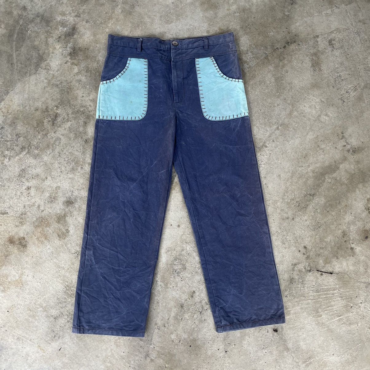 Designer × Japanese Brand 🔥🔥🇯🇵Atara Indian Styles Sashiko Stitch Bush Pants Size US 34 / EU 50 - 1 Thumbnail