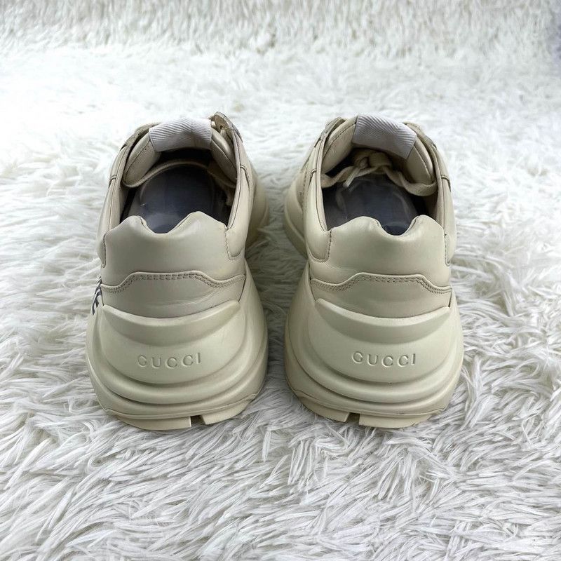 Gucci Gucci Rhyton Fashion Thick-soled Dad Sneakers - Size US 8.5 / EU 41-42 - 3 Thumbnail