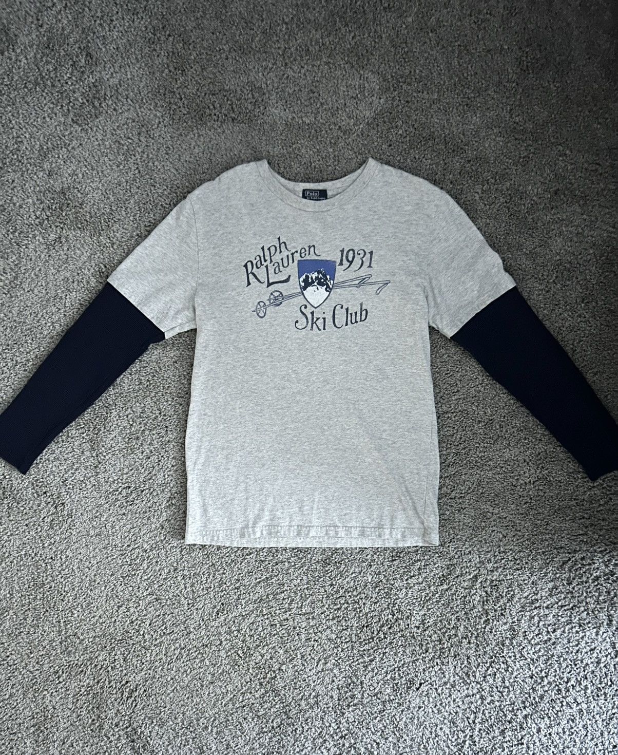 Polo Ralph Lauren Ralph Lauren Polo Ski Club Longsleeve T-Shirt Size S / US 4 / IT 40 - 1 Thumbnail