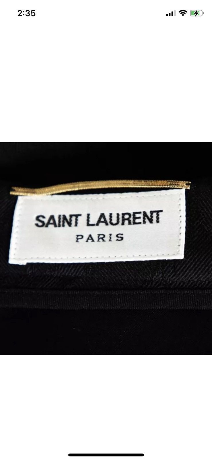 Saint Laurent Paris Saint Laurent wool miniskirt size F40 black Size 28" / US 6 / IT 42 - 2 Thumbnail