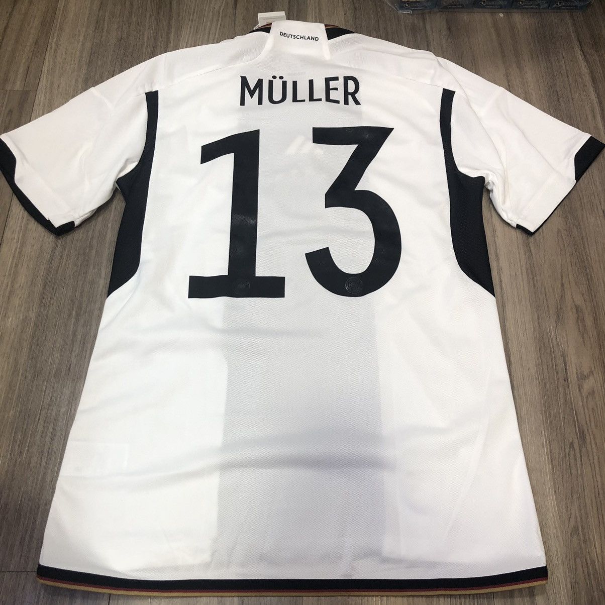 Adidas Germany 22/23 home shirt #13 Muller (Bnwt) Size US M / EU 48-50 / 2 - 2 Thumbnail