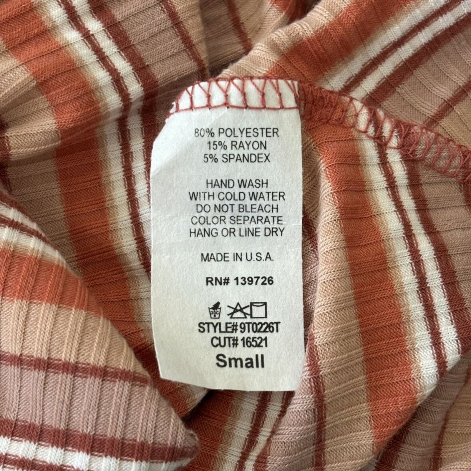 Other NWT Wild Honey Short Sleeve Crop Top Women’s Small Orange Size S / US 4 / IT 40 - 6 Thumbnail