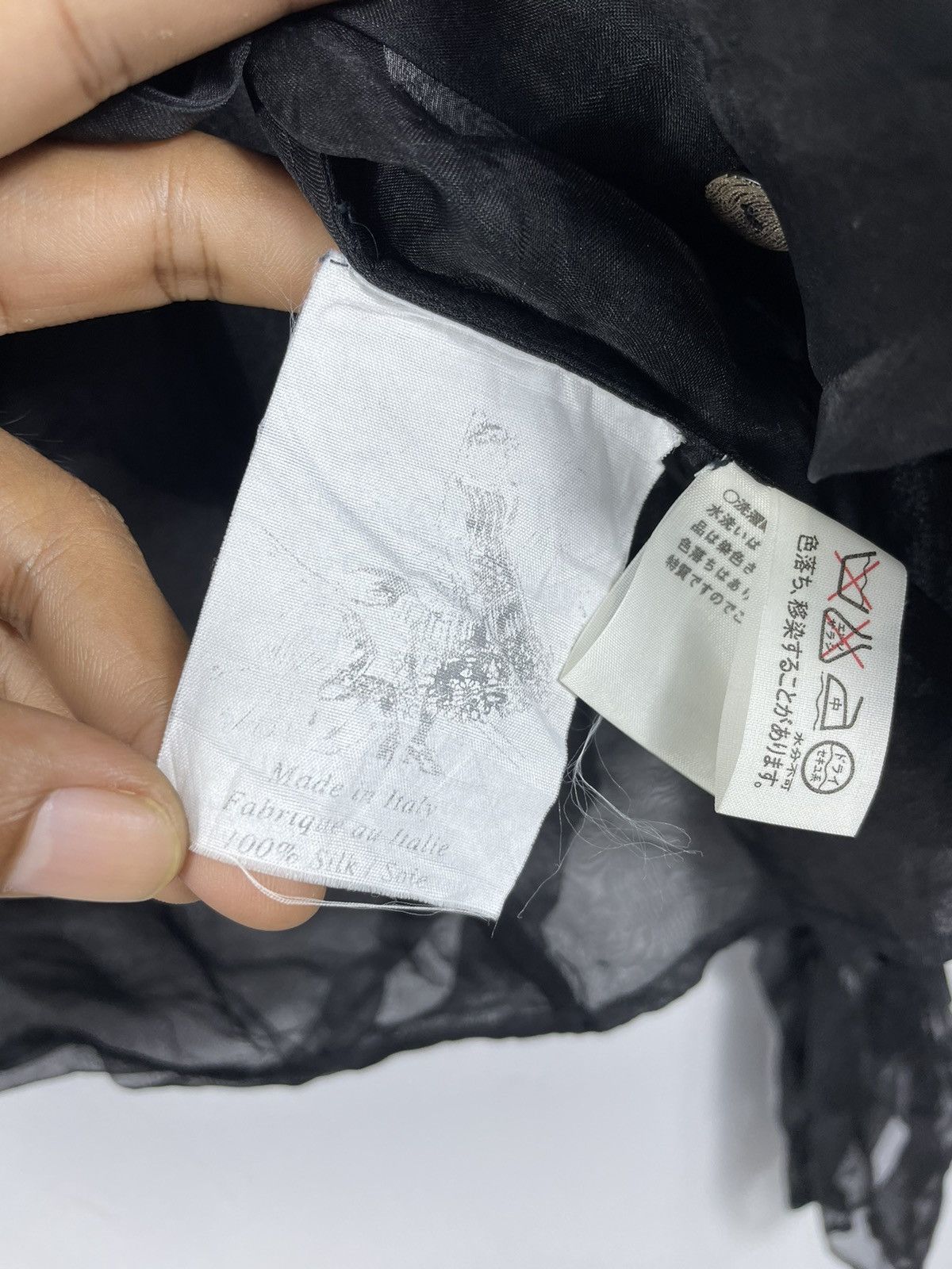 If Six Was Nine Vintage Silk Yumi Eto Shirt rick owens style Size XS / US 0-2 / IT 36-38 - 4 Thumbnail