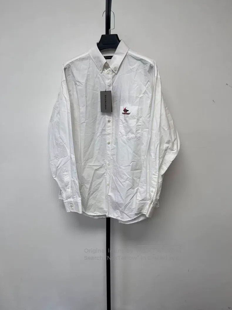 Balenciaga Balenciaga size 37 Letter Logo Pattern Point Collar Single Size US XS / EU 42 / 0 - 2 Thumbnail