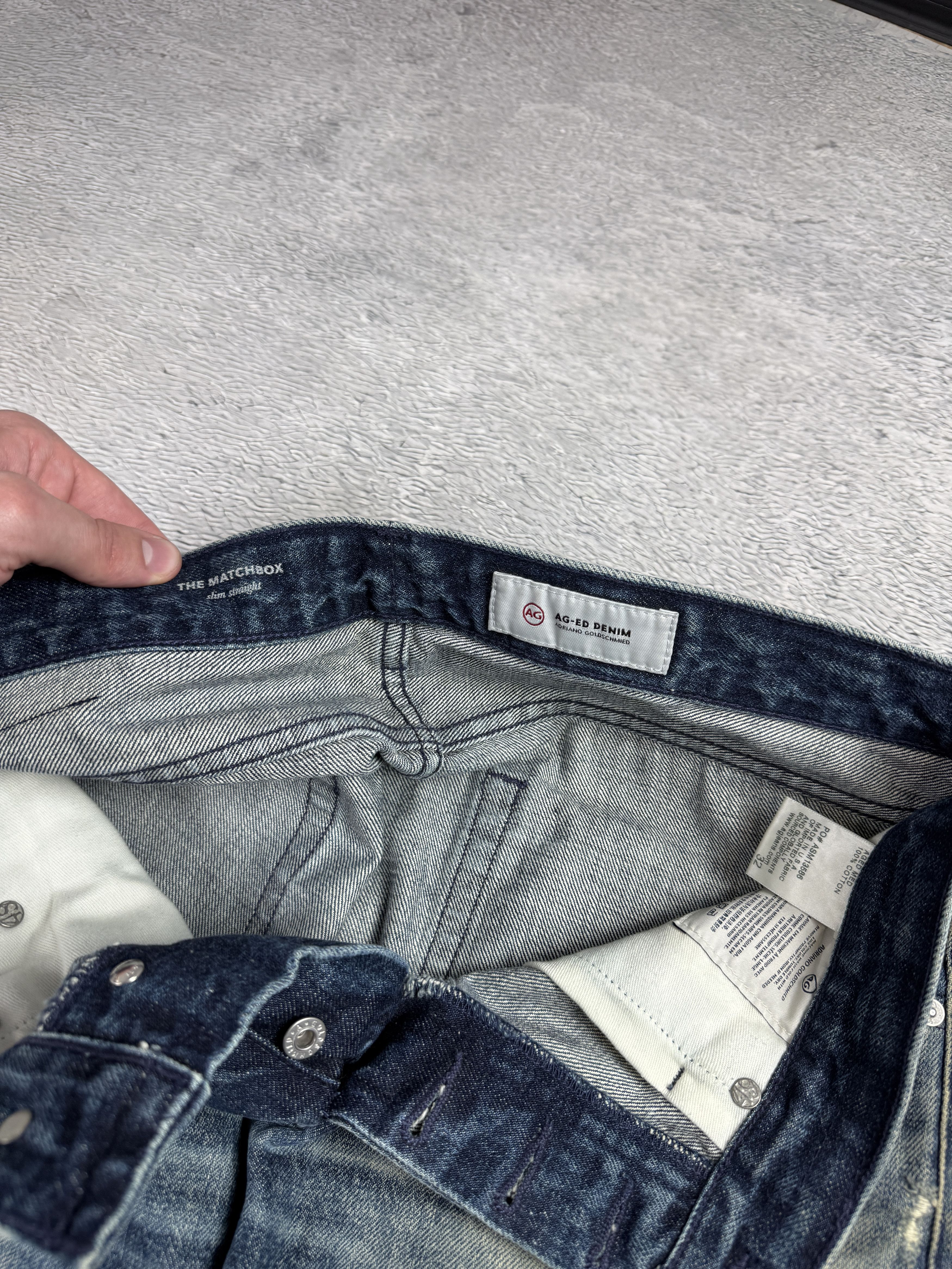AG Adriano Goldschmied AG Adriano Goldschmied Denim Jeans Blue Ripped Aged Med Size US 32 / EU 48 - 6 Thumbnail