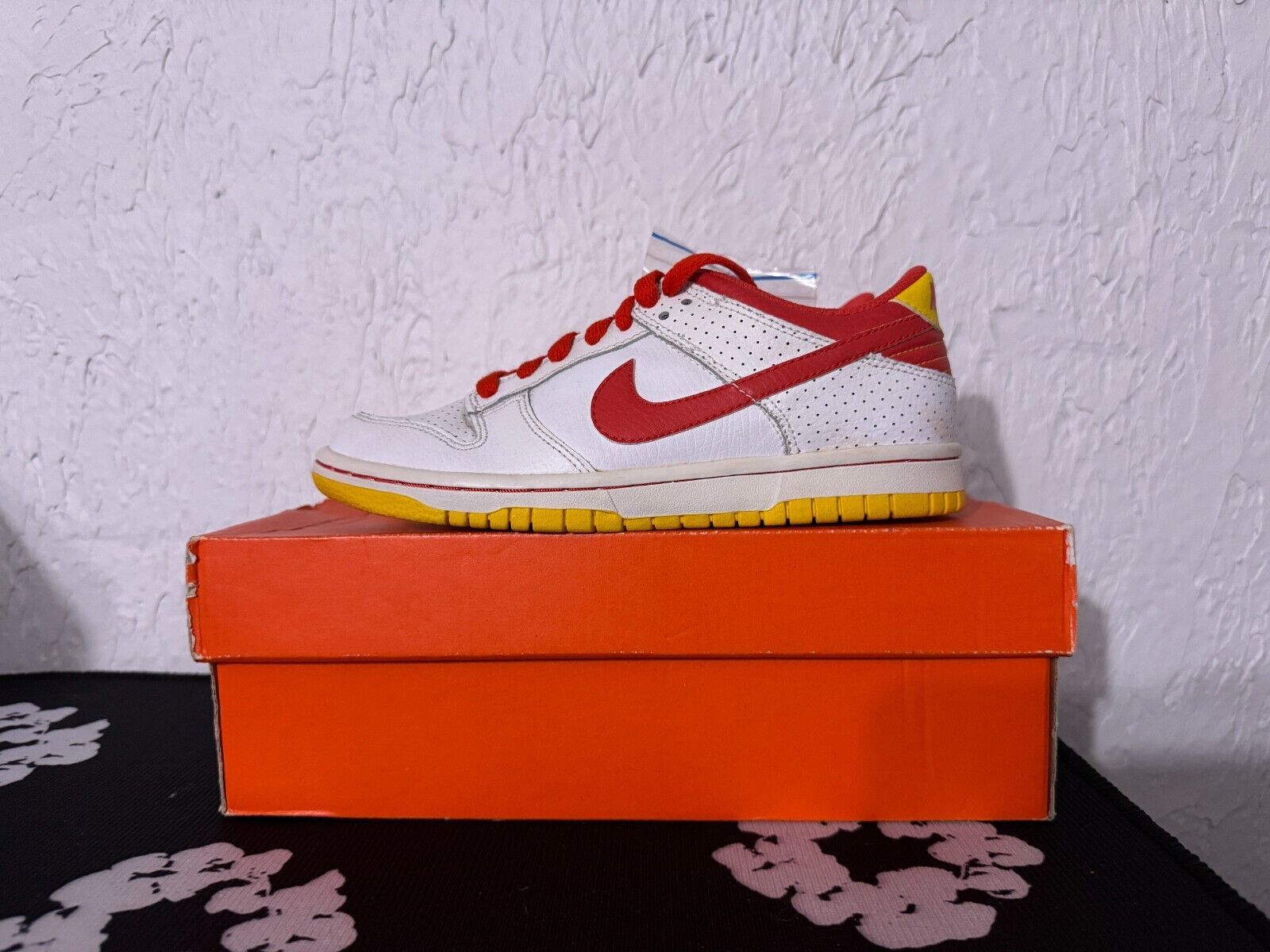 Nike × Vintage Nike NYX Dunk Low Ronald McDonald White Red Yellow US 4Y Size US 5.5 / IT 35.5 - 6 Thumbnail