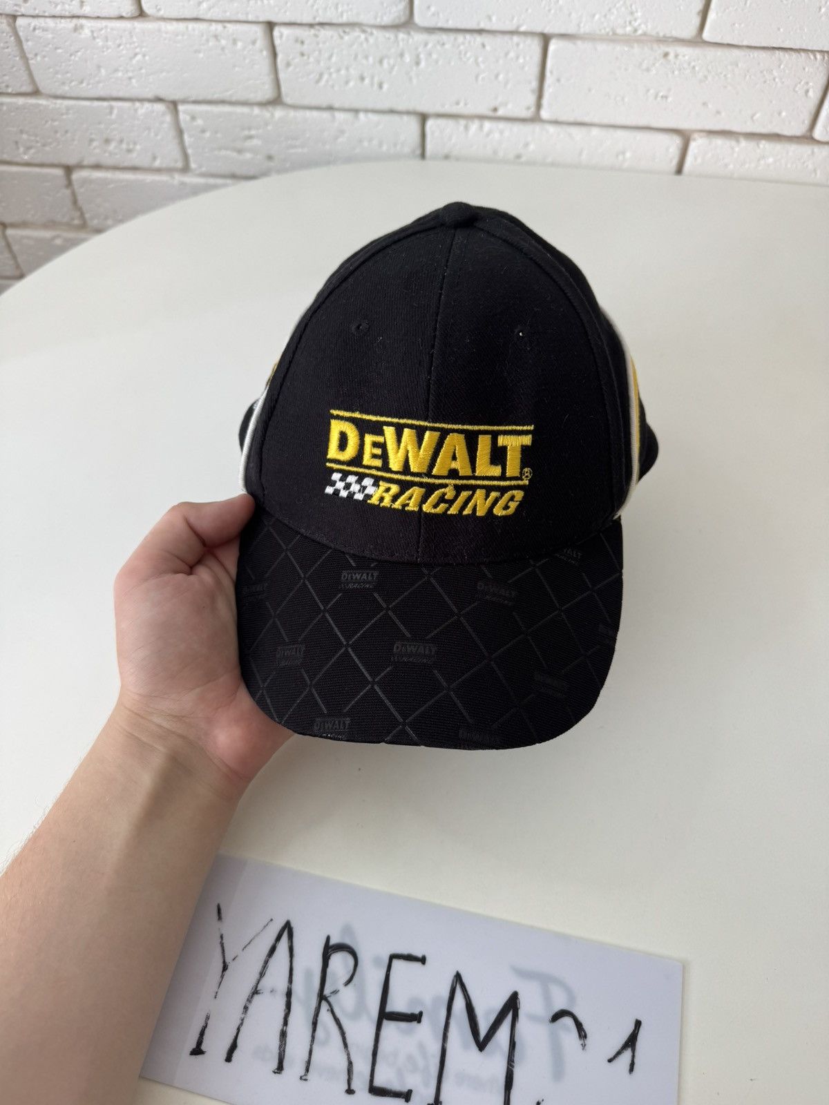 Vintage DeWalt racing cap hat Size ONE SIZE - 2 Thumbnail