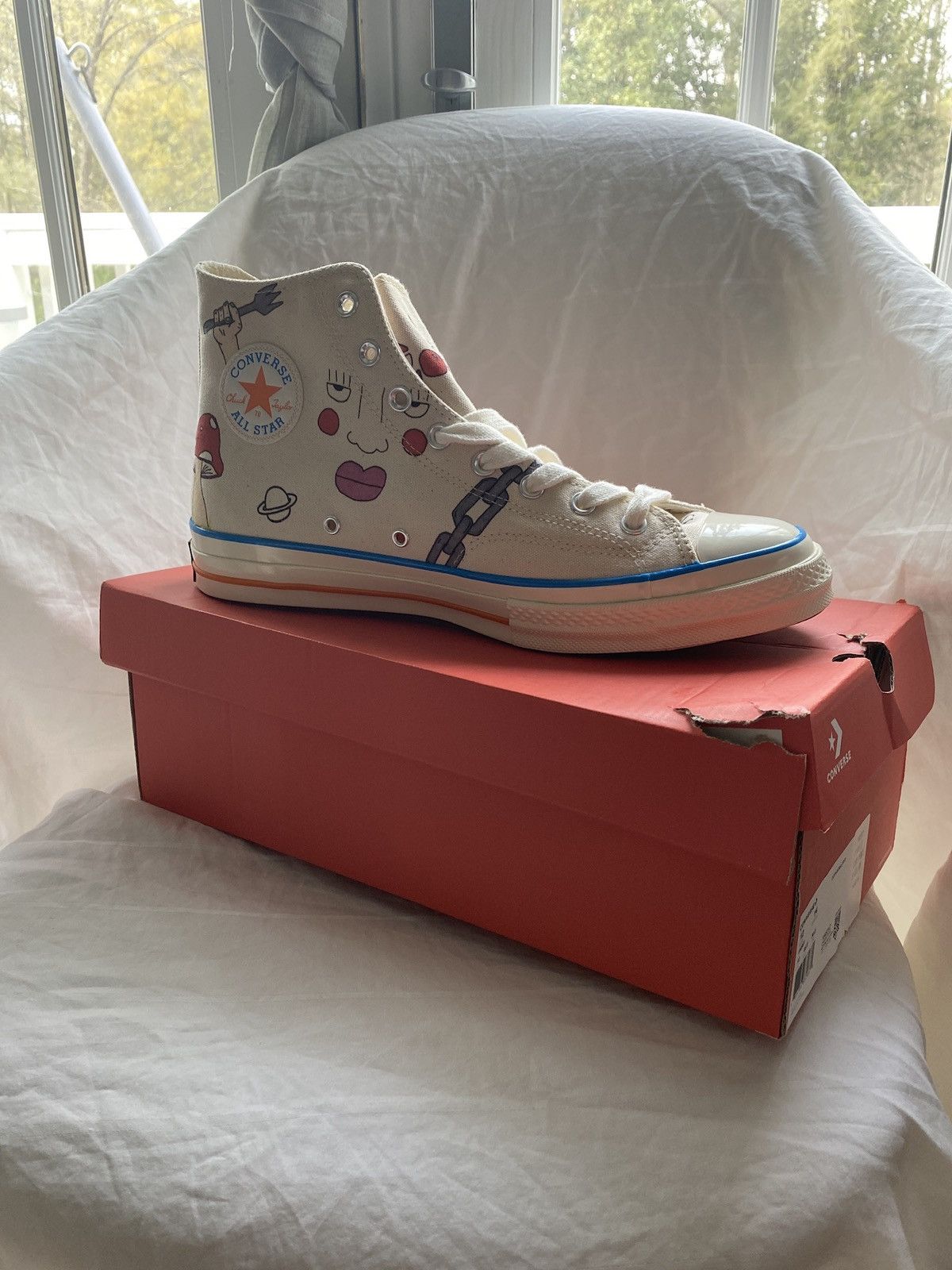 Converse × Tyler The Creator Tyler the creator X convers Size US 12 / EU 45 - 2 Thumbnail
