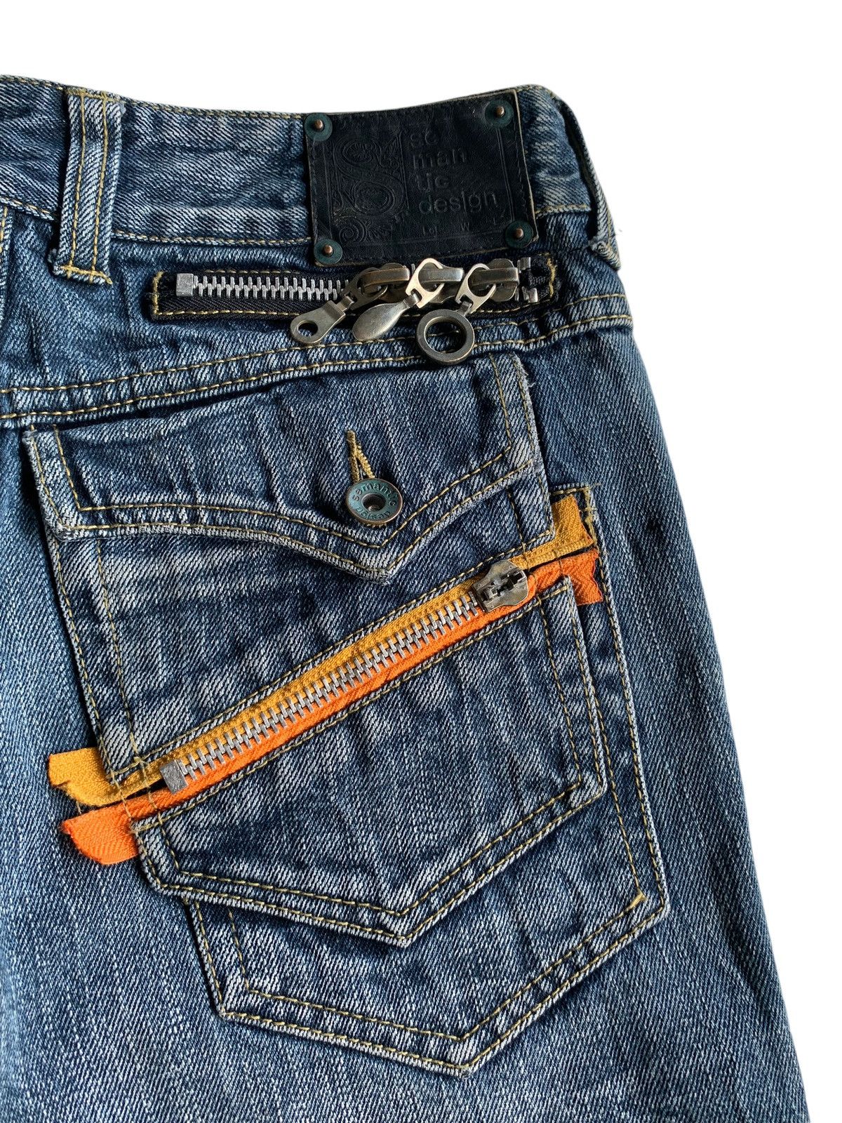 Tornado Mart Flare💥 Semantic Design Punk Style Rusty Distressed Denim☠️🎌 Size US 30 / EU 46 - 10 Thumbnail