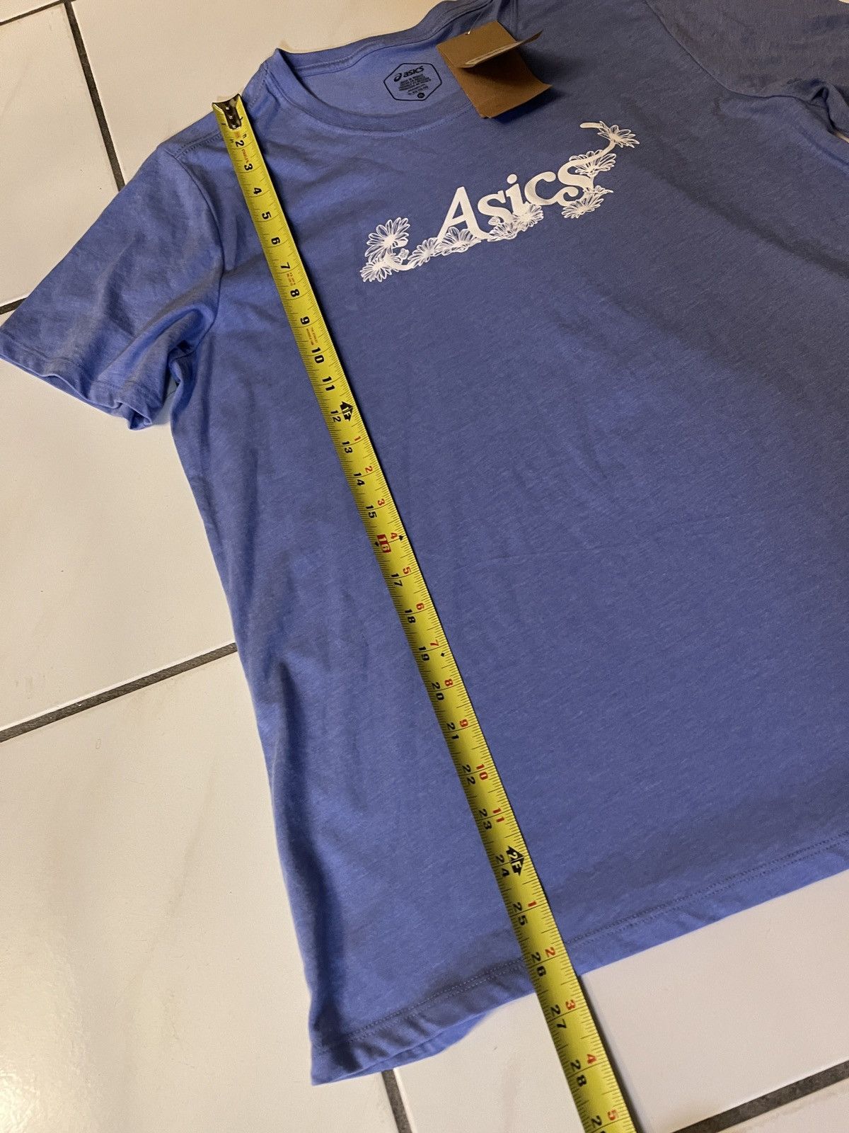 Asics Asics Floral Slogan Women’s Running Top Sapphire Blue XL Size XL / US 12-14 / IT 48-50 - 3 Thumbnail