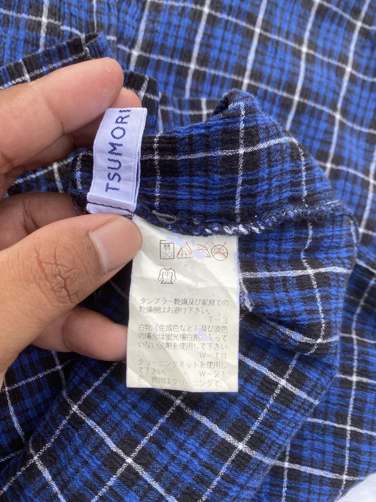 Tsumori Chisato Rare Vintage Tsumori Chisato by Issey Miyake Checkered Shirt Size US M / EU 48-50 / 2 - 9 Thumbnail