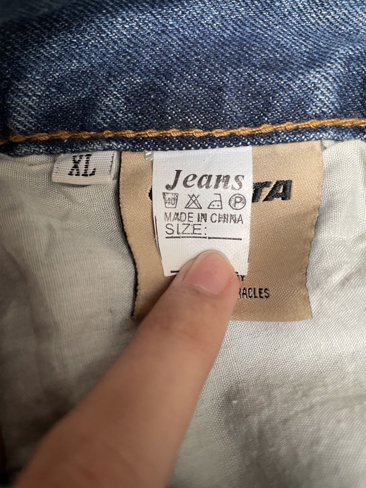 If Six Was Nine × Japanese Brand × Le Grande Bleu (L.G.B.) Very Rare Design Vintage Brand Oreeta Flared Jeans 1990s Size US 33 - 12 Thumbnail