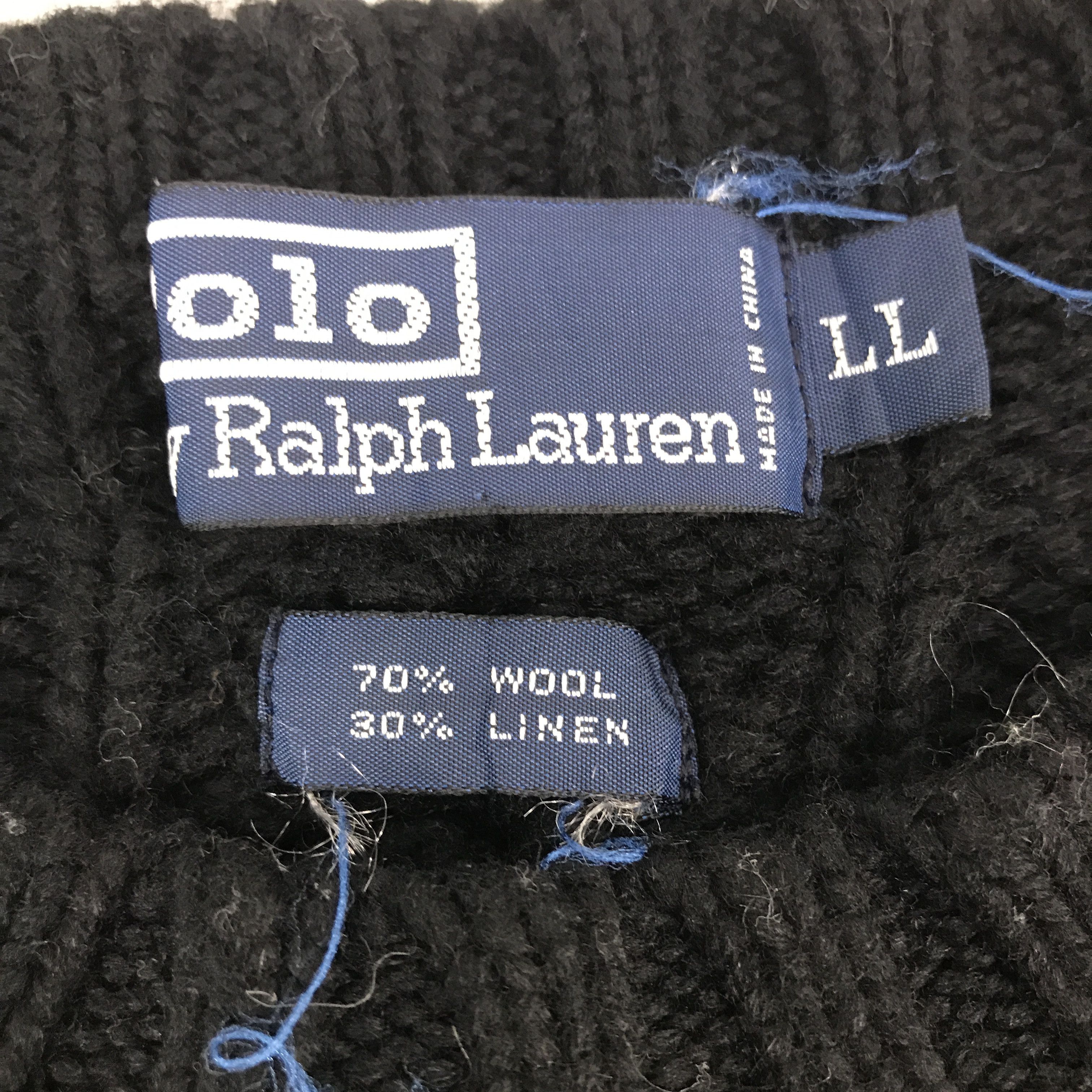 Polo Ralph Lauren × Vintage Vintage Polo Ralph Lauren Knitwear patchwork elbow Jacket Size US L / EU 52-54 / 3 - 8 Thumbnail