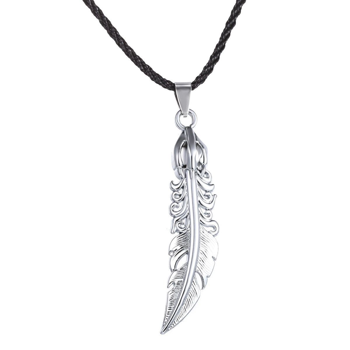 Vintage Vintage Leather Feather Necklace Size ONE SIZE - 5 Thumbnail