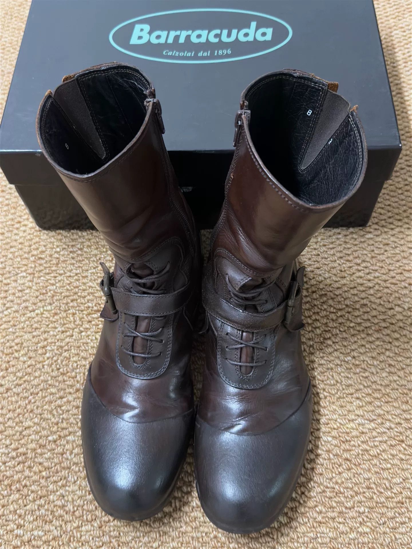 Barracuda Barracuda Leather Boots Italy Size 40 Size US 7 / EU 40 - 1 Thumbnail