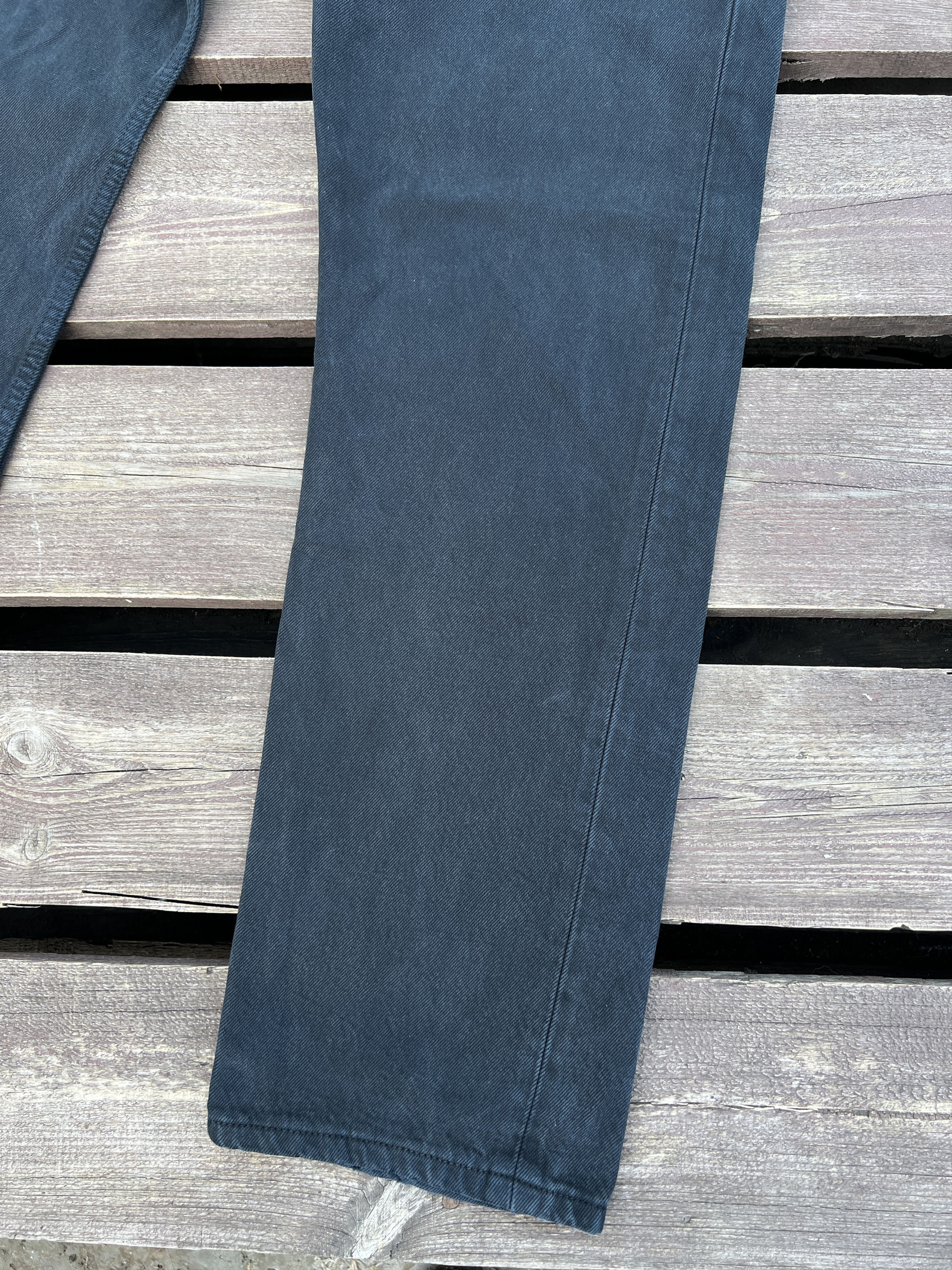 Levi's Vintage 90s Levis 501 Made in Hungary Black Denim Jeans Size US 34 / EU 50 - 17 Thumbnail