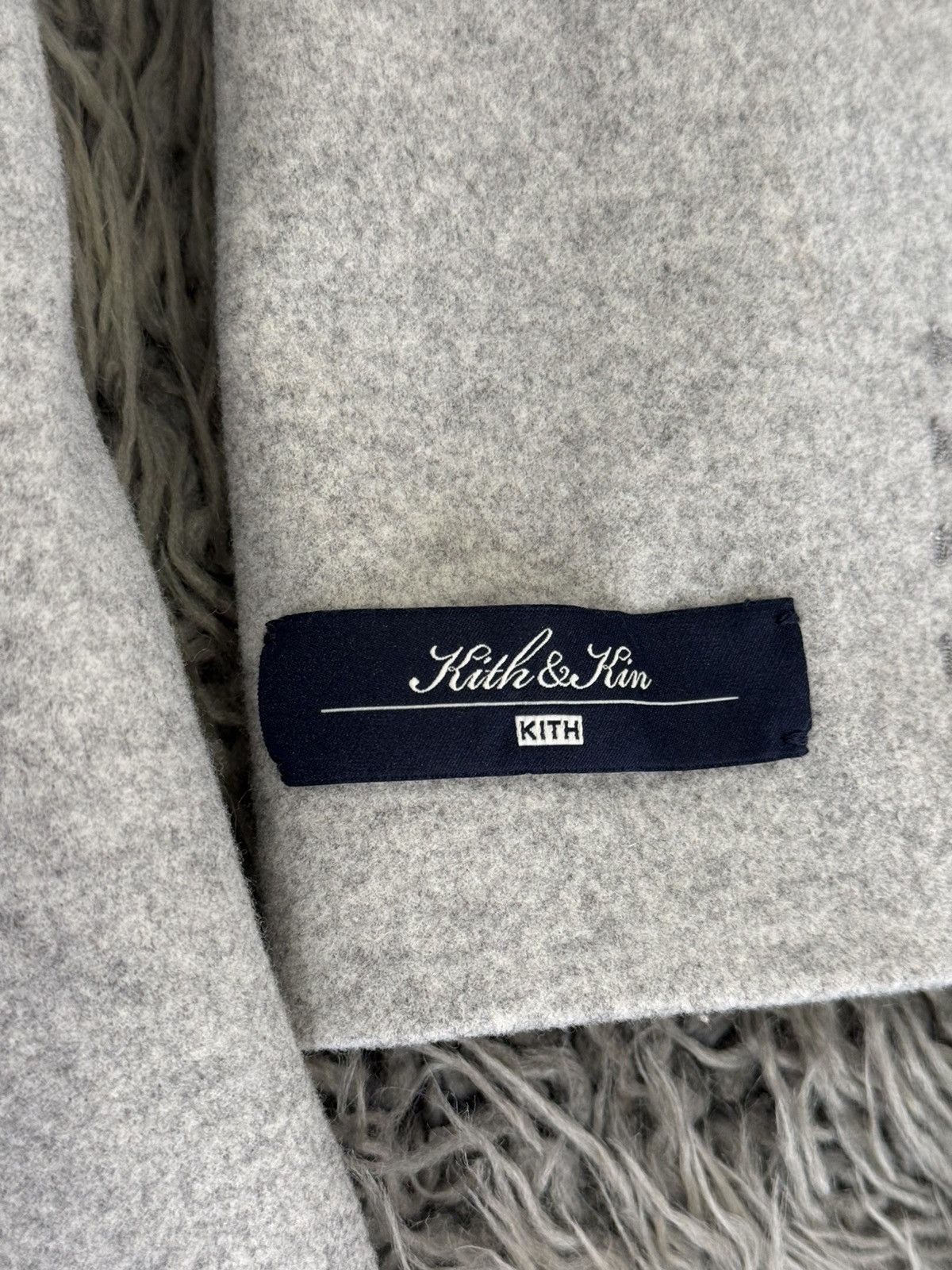Kith Kith Felted Double Brested Blazer Heather Grey | Size S Size 38R - 10 Thumbnail