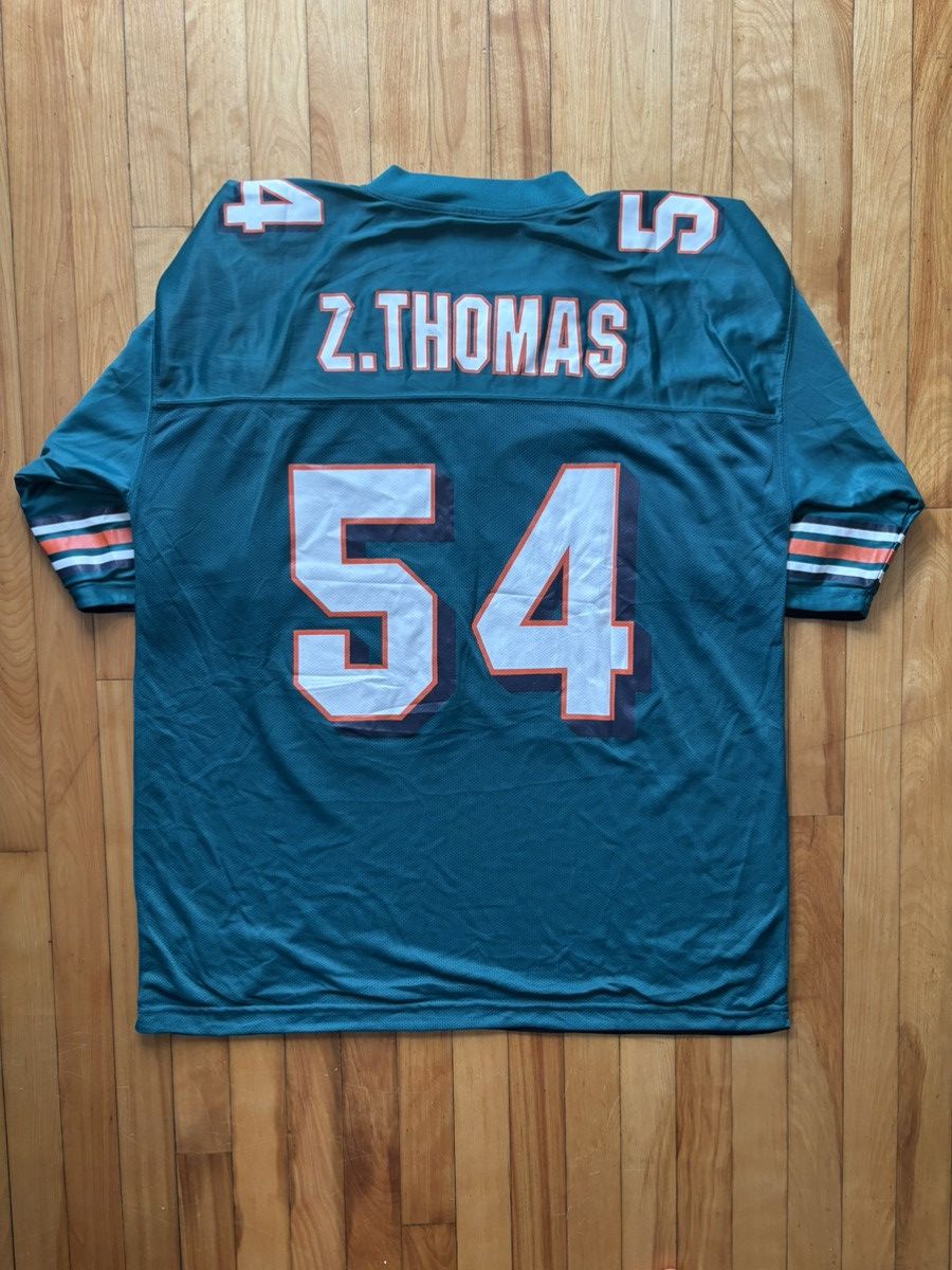 NFL Miami Dolphins Reversible Reebok Zach Thomas Jersey Size US XL / EU 56 / 4 - 2 Thumbnail