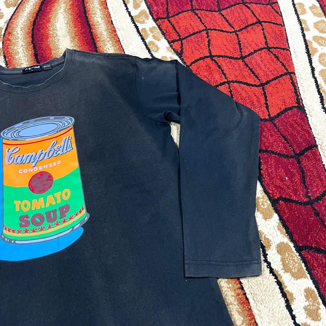 Andy Warhol Thrashed Faded 2004 Andy Warhol Long Sleeve T Shirt Size US L / EU 52-54 / 3 - 4 Thumbnail